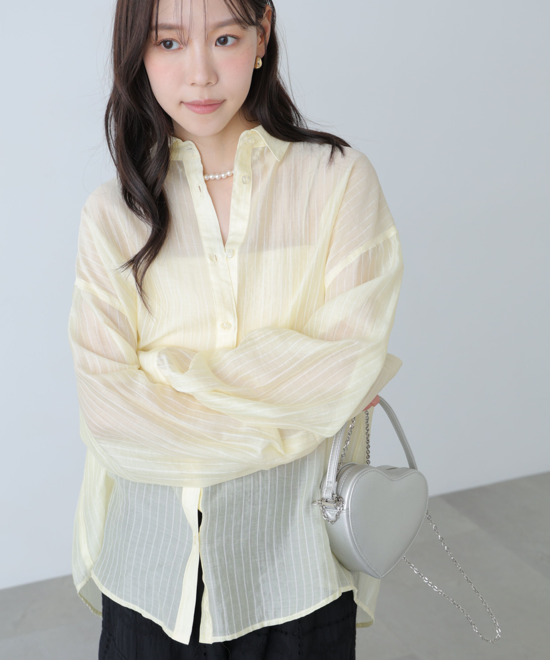  「シアーダブルストライプシャツ」|シャツ・ブラウス|