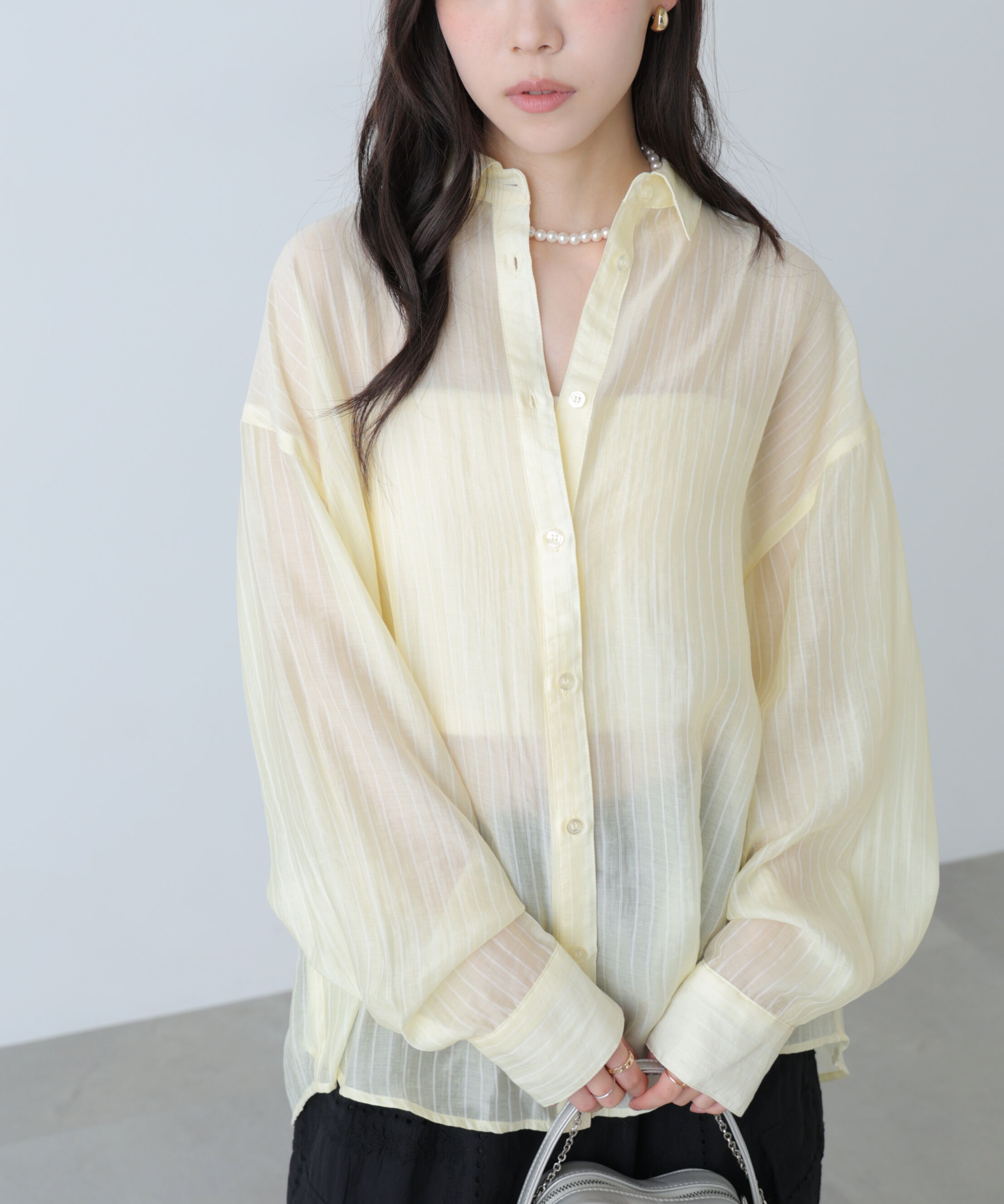  「シアーダブルストライプシャツ」|シャツ・ブラウス|