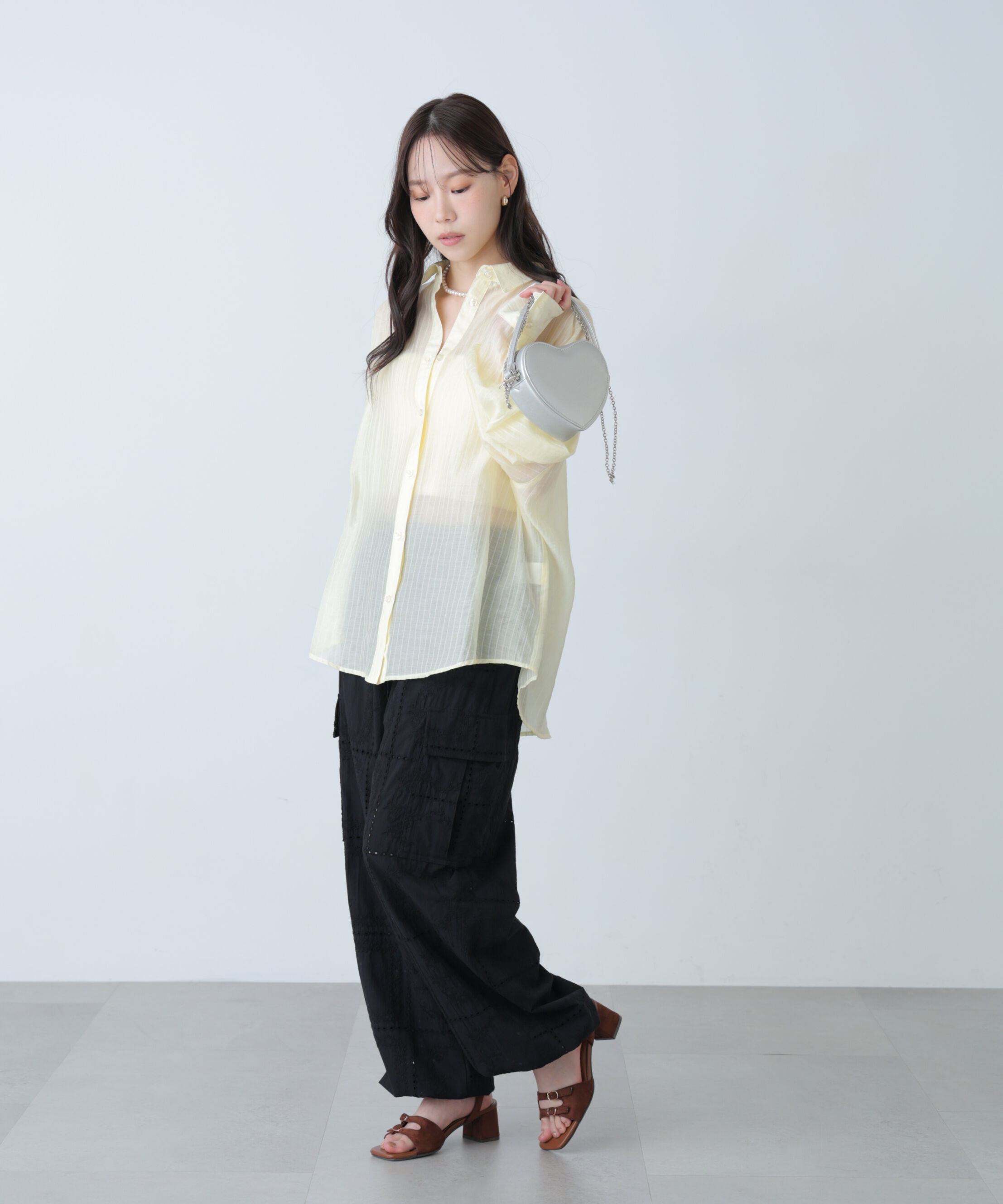  「シアーダブルストライプシャツ」|シャツ・ブラウス|