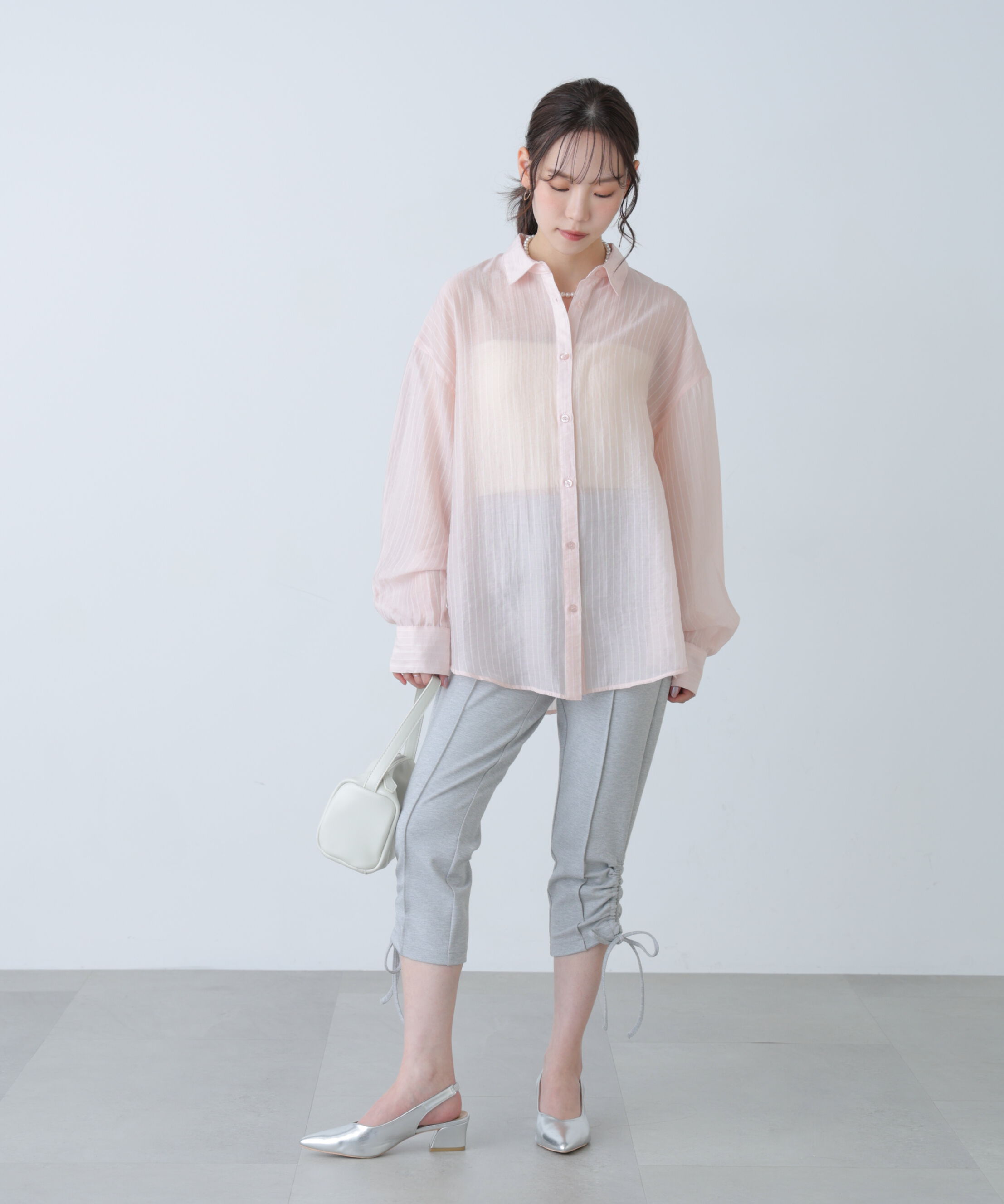  「シアーダブルストライプシャツ」|シャツ・ブラウス|