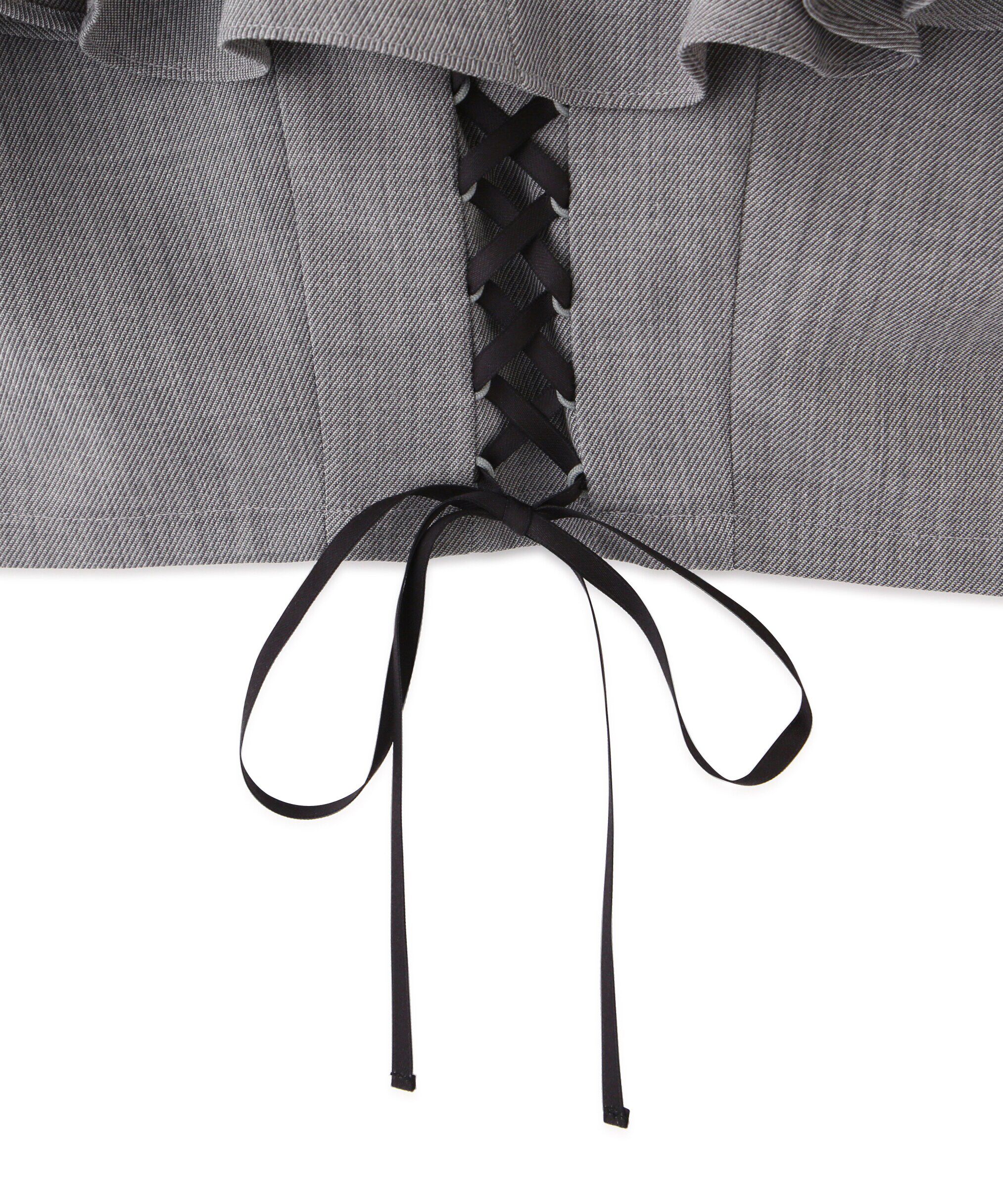  「リネンライククロップドブラウス　WEB限定カラー:ブルー」|シャツ・ブラウス|