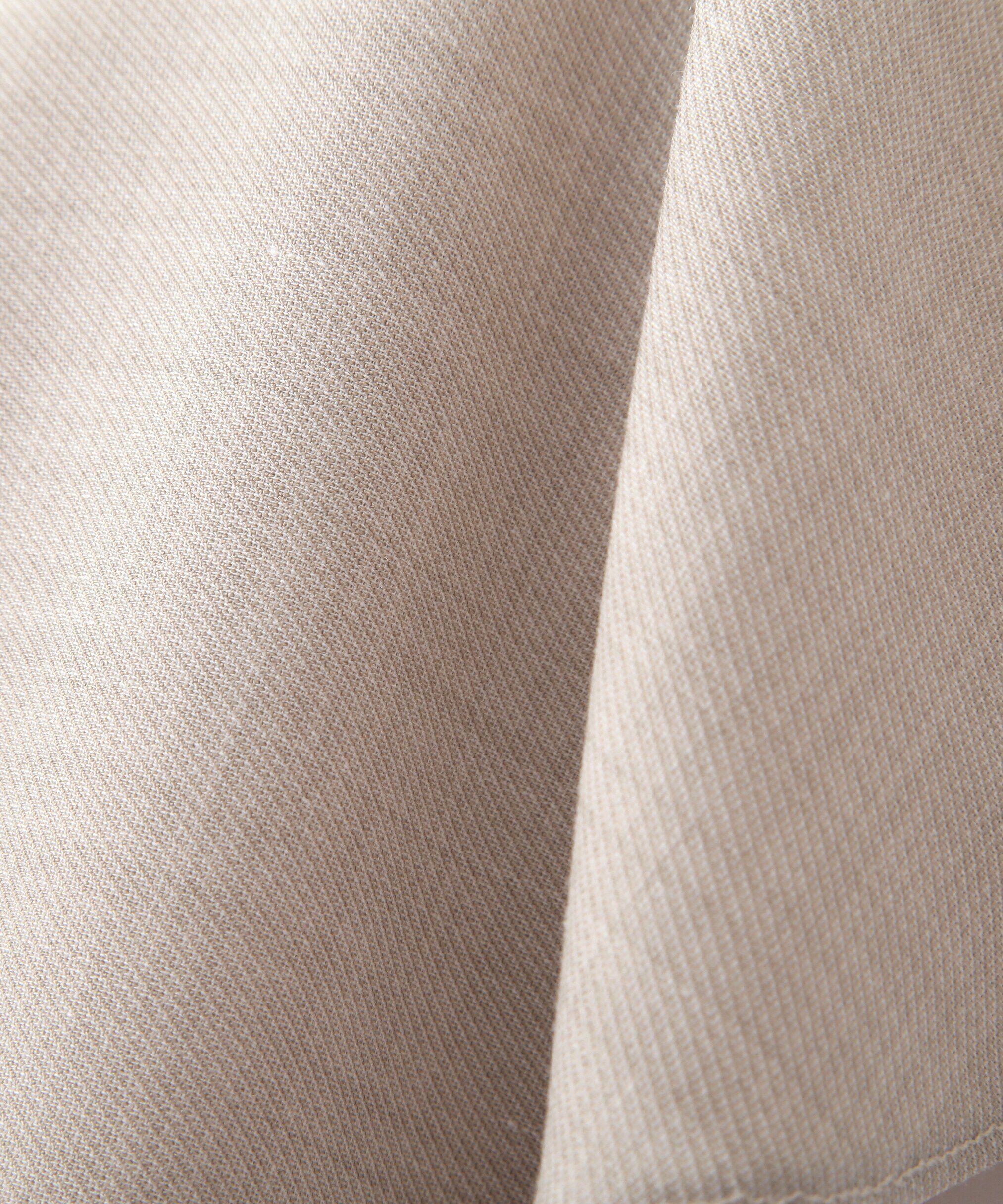  「リネンライククロップドブラウス　WEB限定カラー:ブルー」|シャツ・ブラウス|