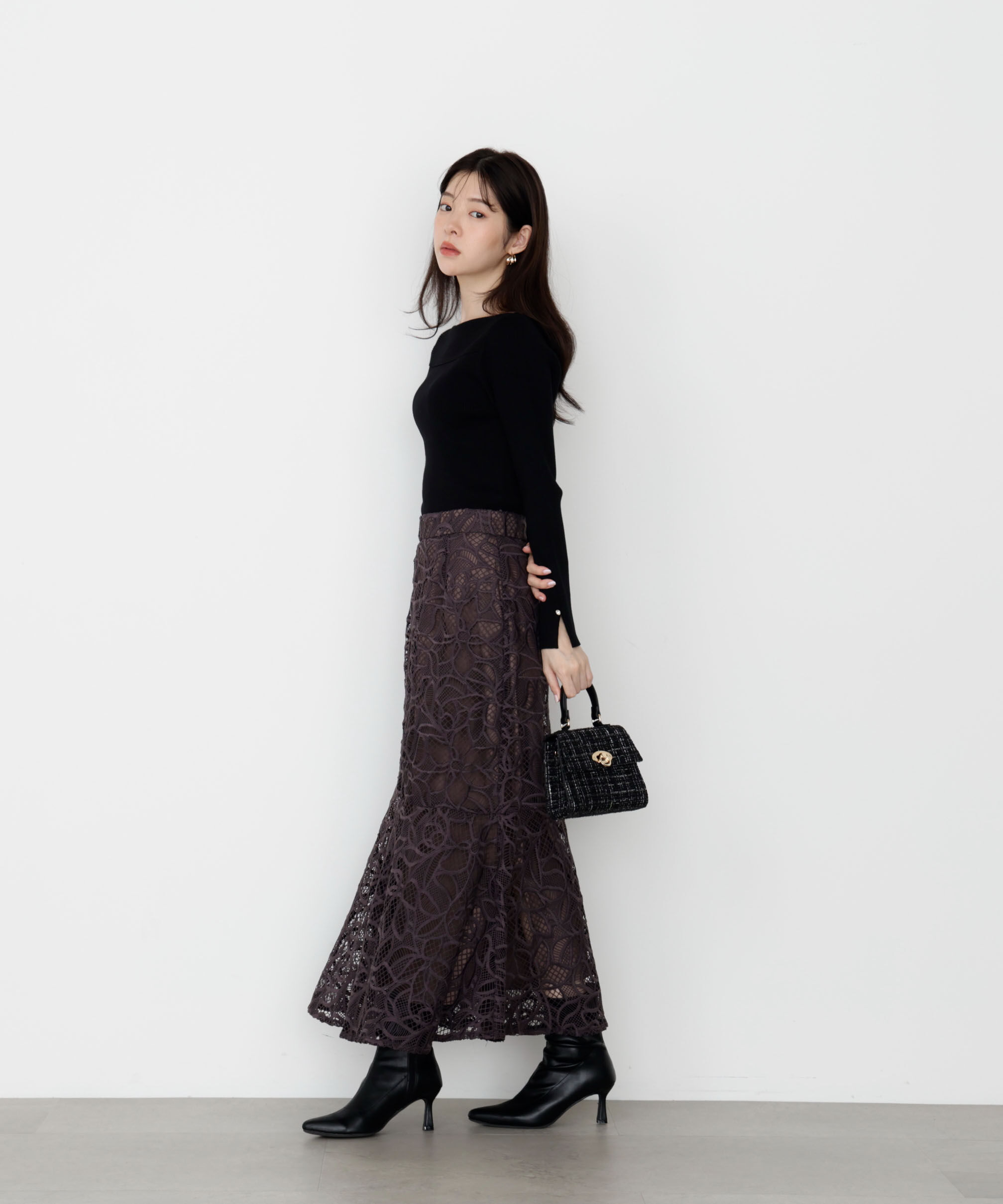 PROPORTION BODY DRESSING「ケミカルレースマーメイドスカート 25AW」|スカート|