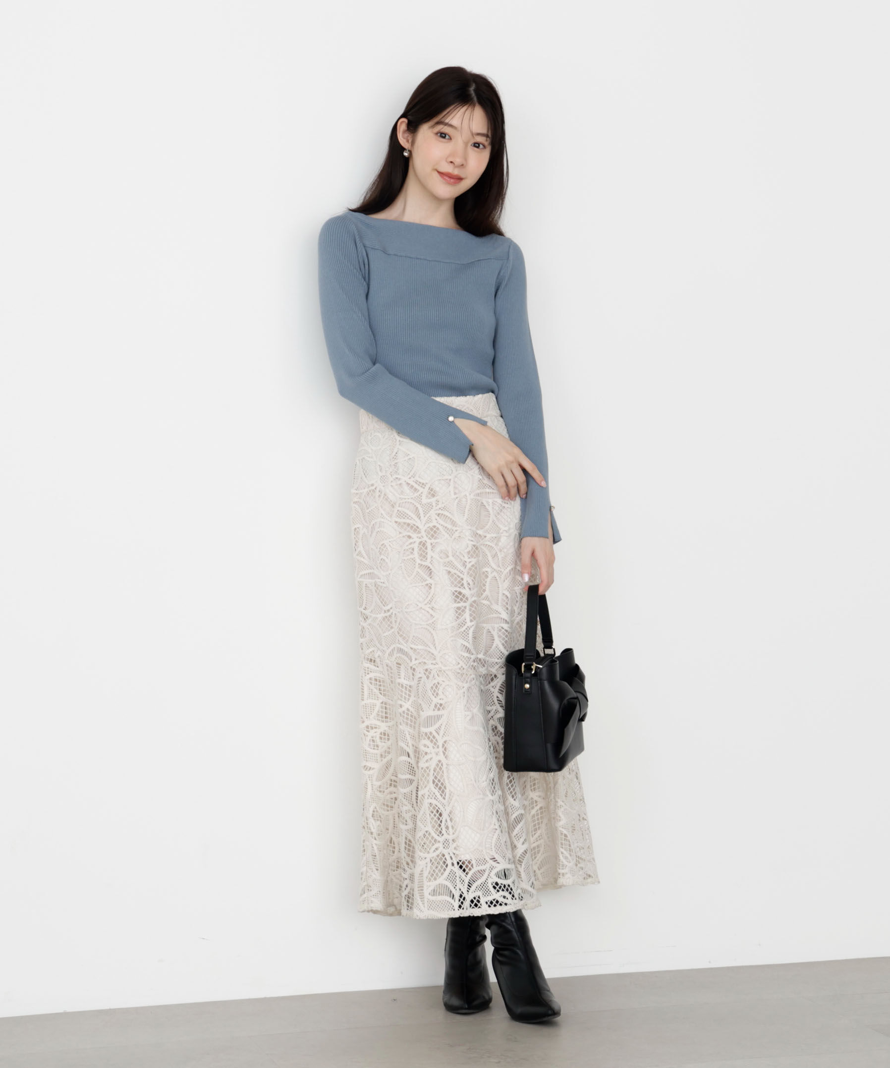 PROPORTION BODY DRESSING「ケミカルレースマーメイドスカート 25AW」|スカート|