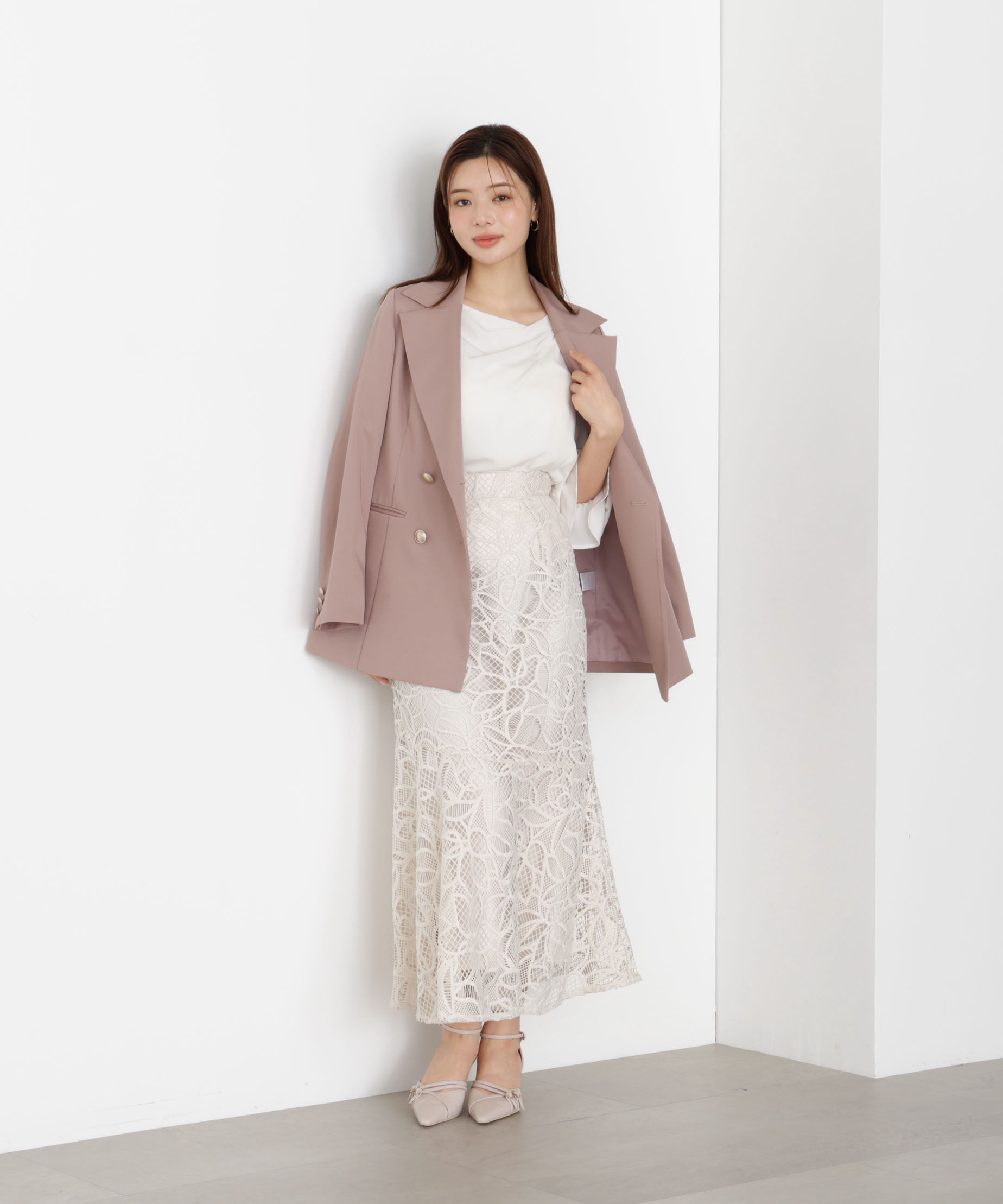 PROPORTION BODY DRESSING「ケミカルレースマーメイドスカート 25AW」|スカート|