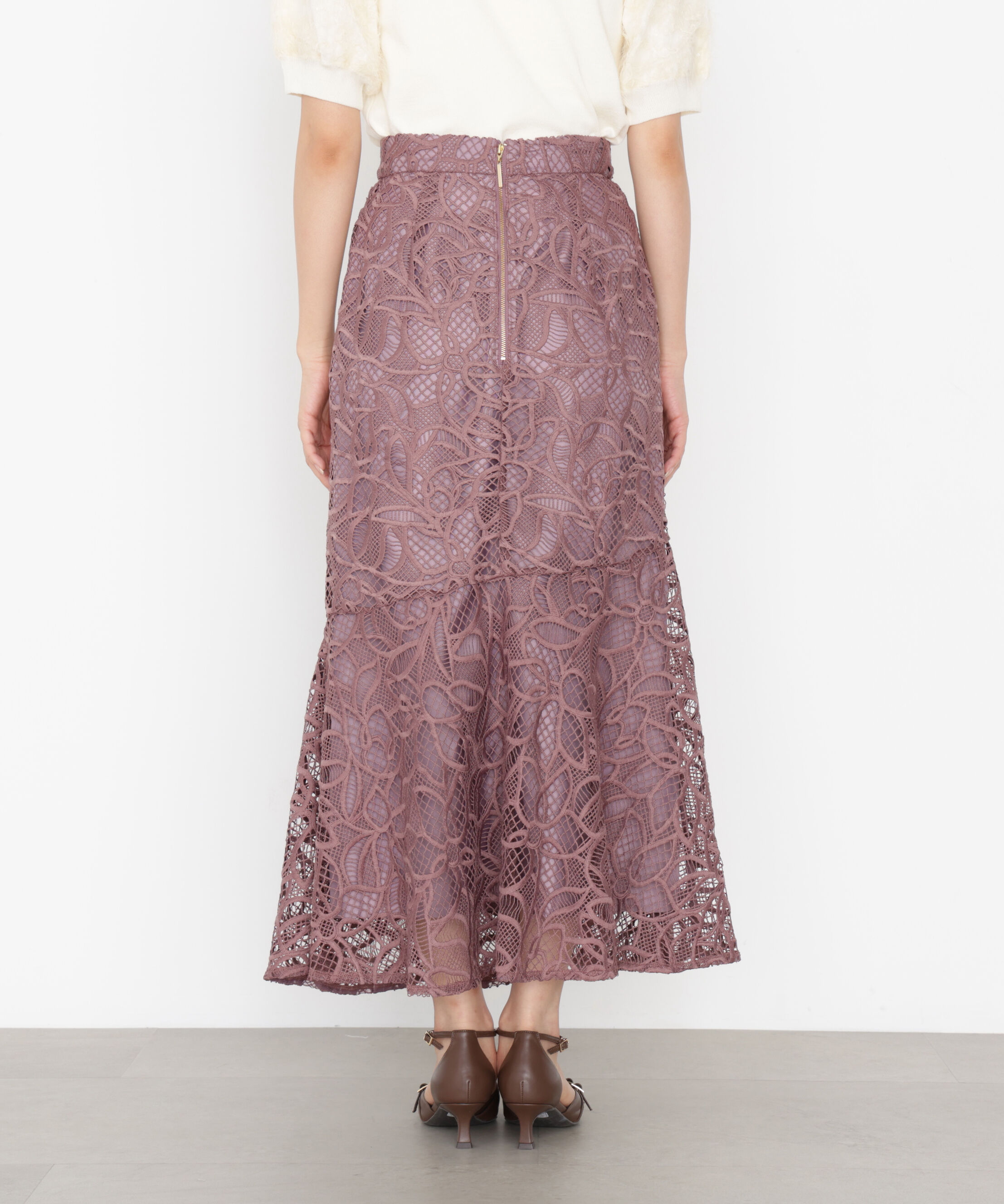 PROPORTION BODY DRESSING「ケミカルレースマーメイドスカート 25AW」|スカート|