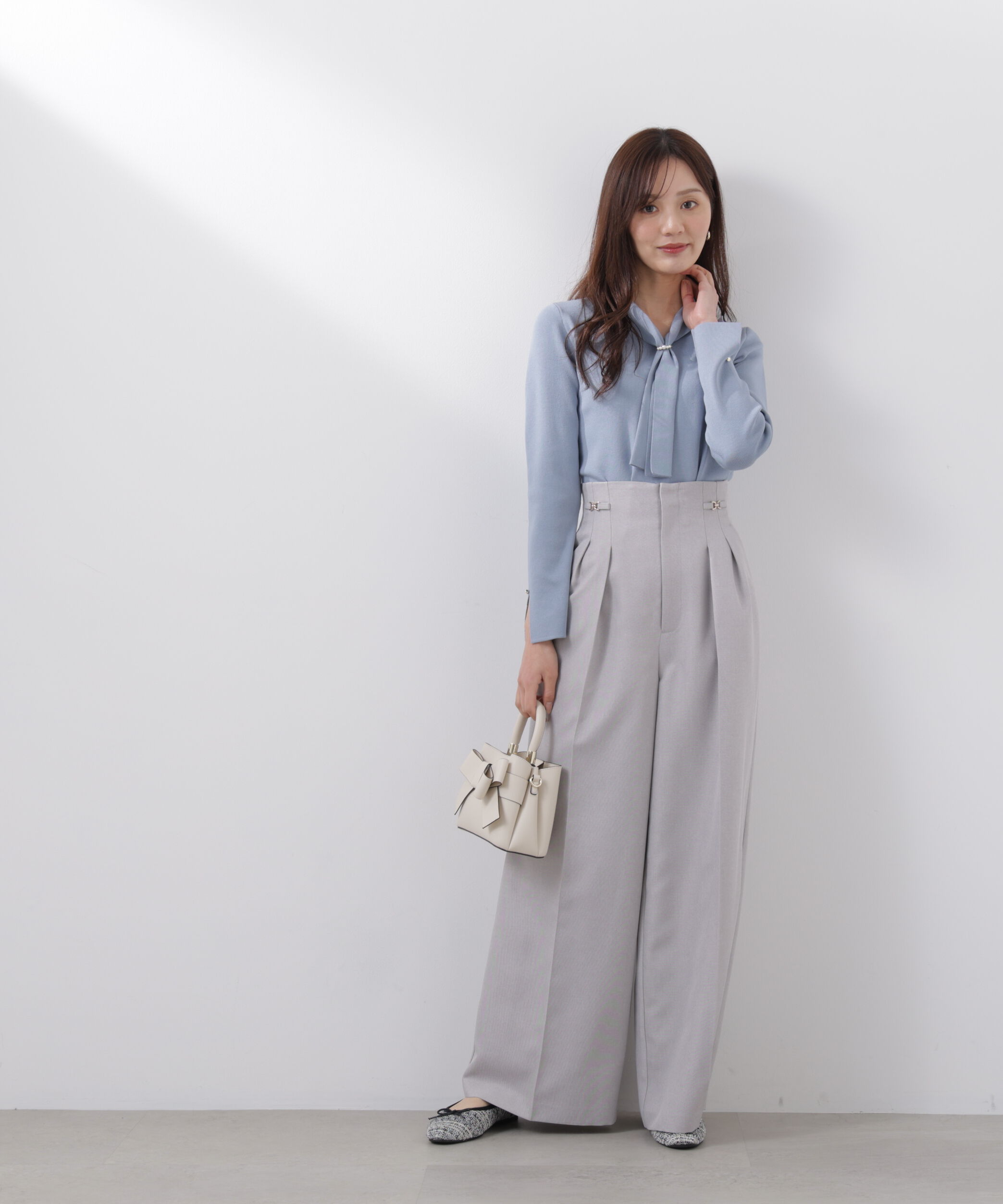 PROPORTION BODY DRESSING「ビットハイウエストワイドパンツ　26SS」|その他|