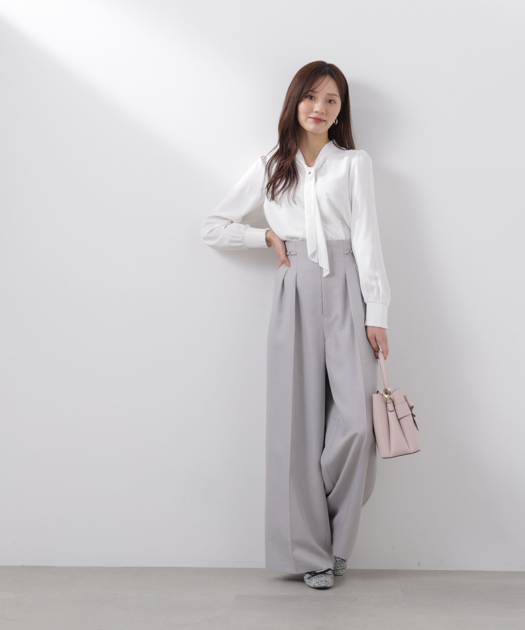 PROPORTION BODY DRESSING「ビットハイウエストワイドパンツ　26SS」|その他|