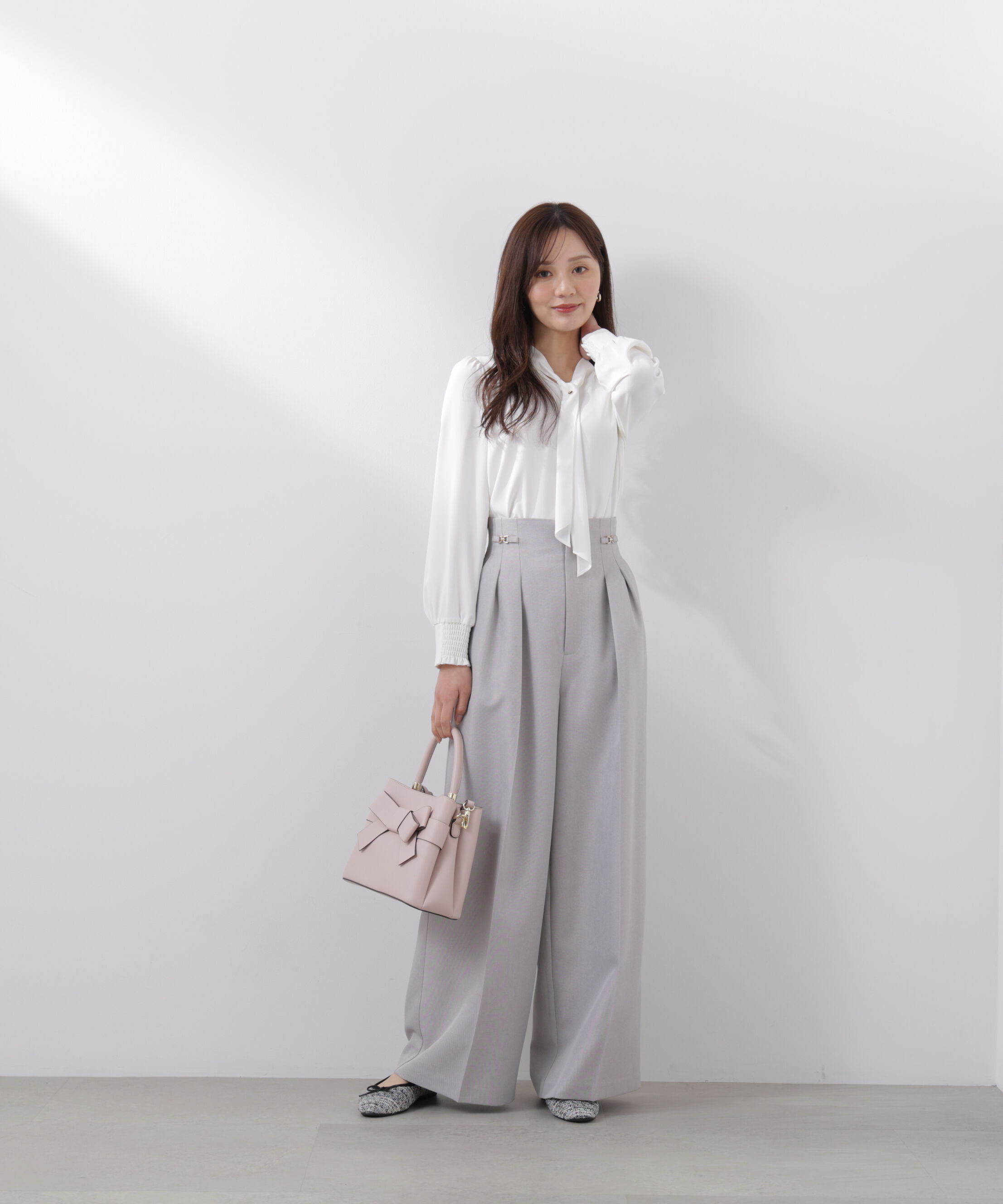 PROPORTION BODY DRESSING「ビットハイウエストワイドパンツ　26SS」|その他|