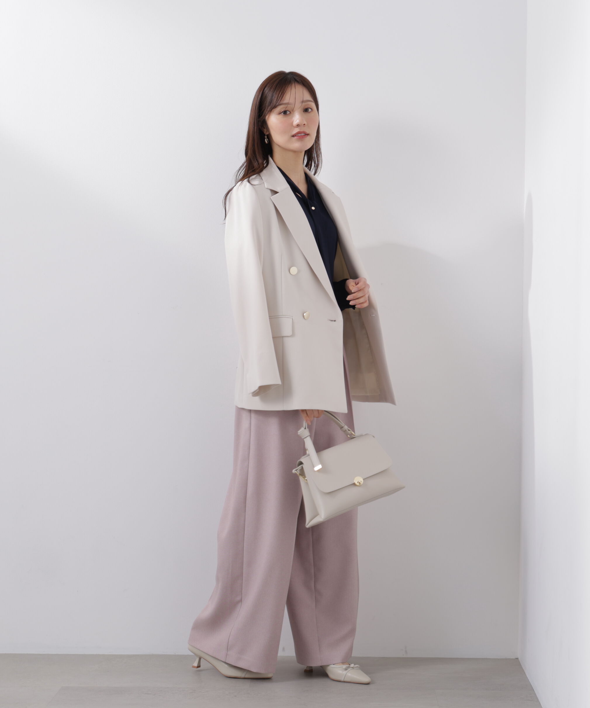 PROPORTION BODY DRESSING「ビットハイウエストワイドパンツ　26SS」|その他|