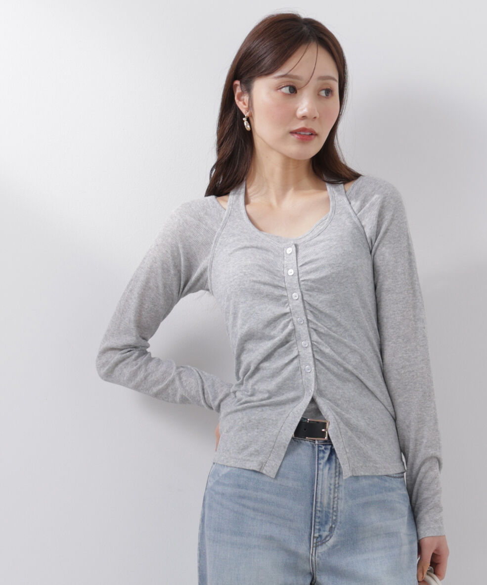 PROPORTION BODY DRESSING「〈a/mie〉ホルターネックカット SETUP　26SS」|Tシャツ・カットソー|