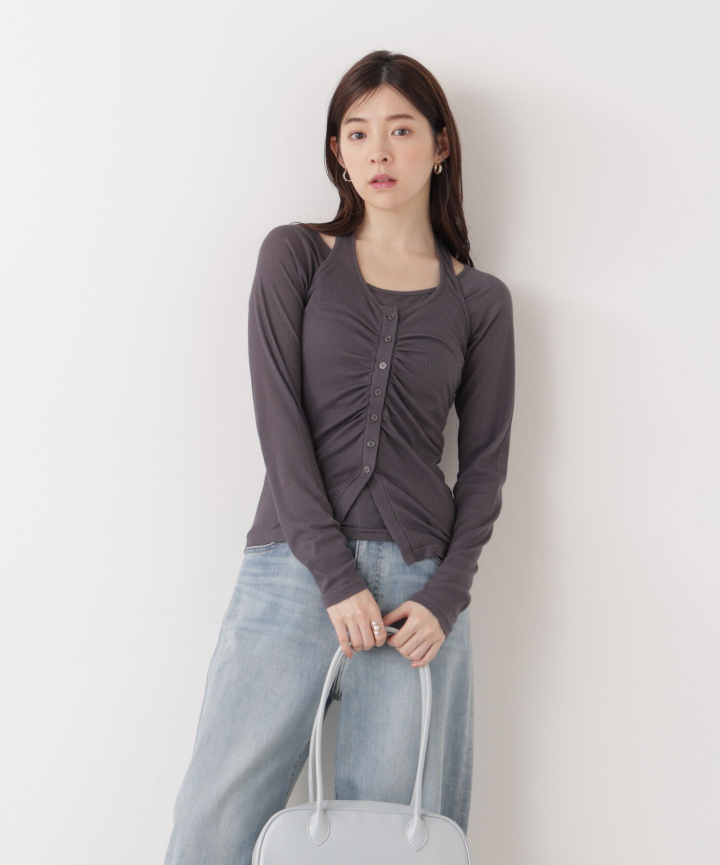 PROPORTION BODY DRESSING「〈a/mie〉ホルターネックカット SETUP　26SS」|Tシャツ・カットソー|