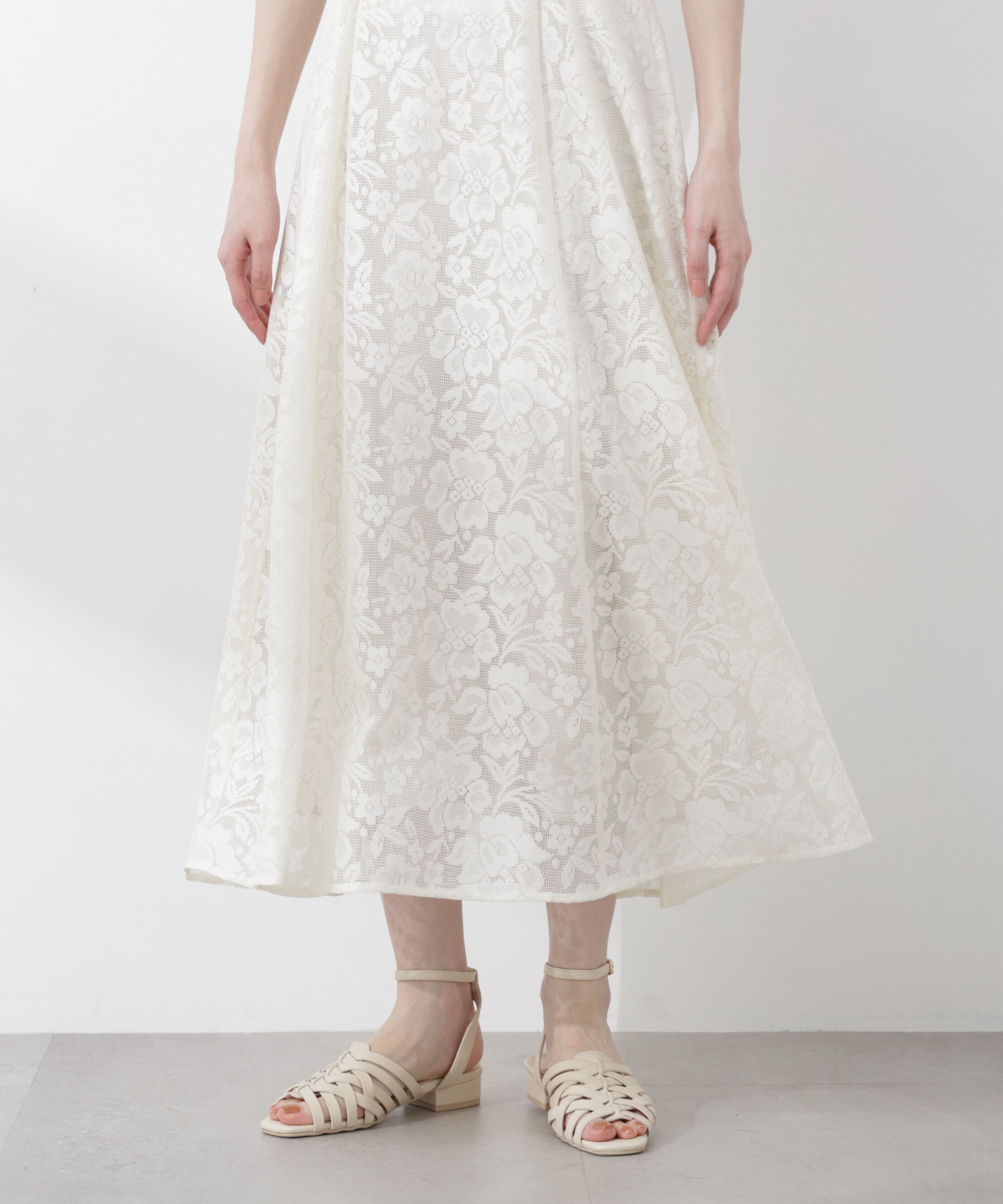 PROPORTION BODY DRESSING「ニットドッキングレースワンピース 26SS」|ワンピース|