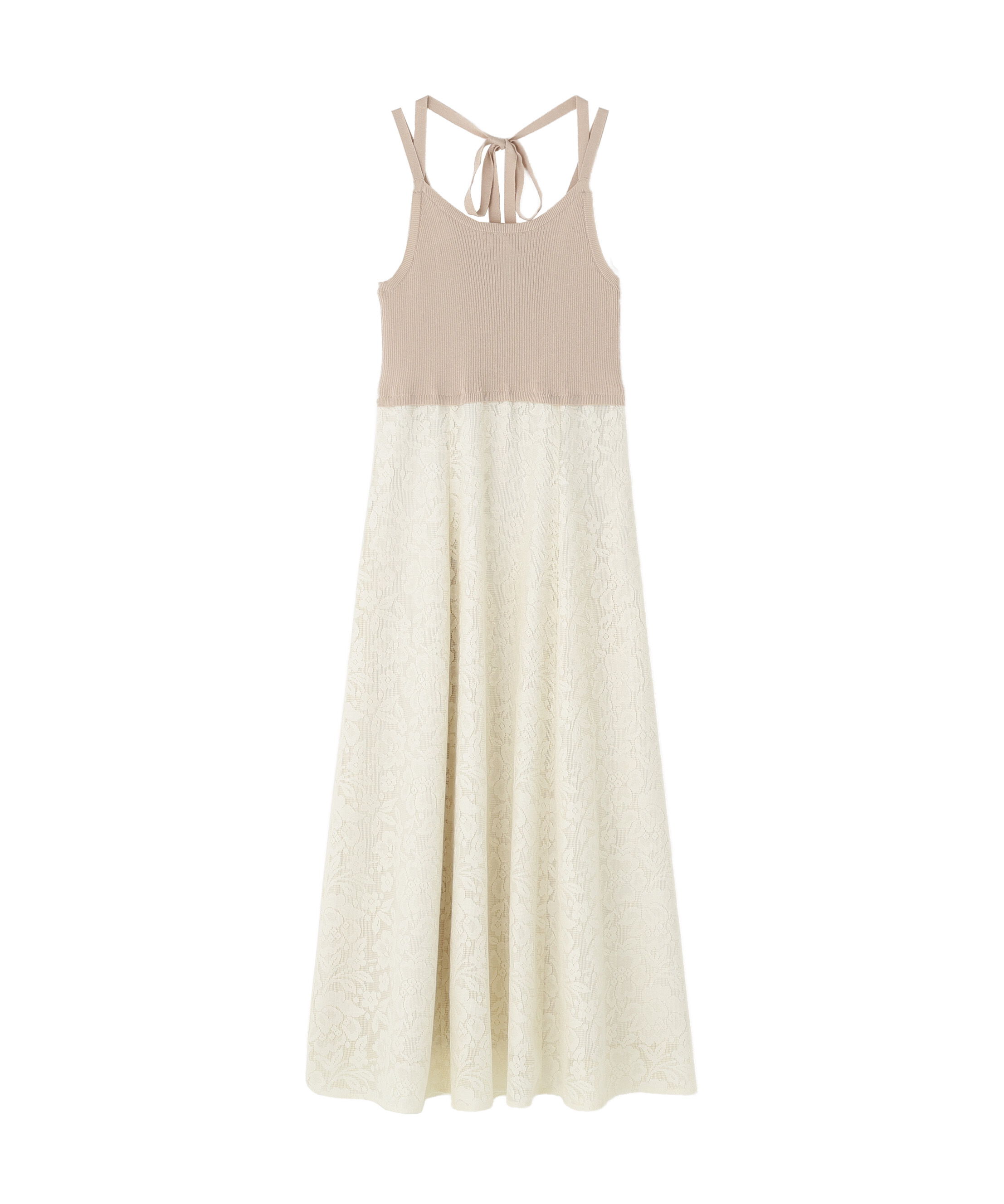 PROPORTION BODY DRESSING「ニットドッキングレースワンピース 26SS」|ワンピース|