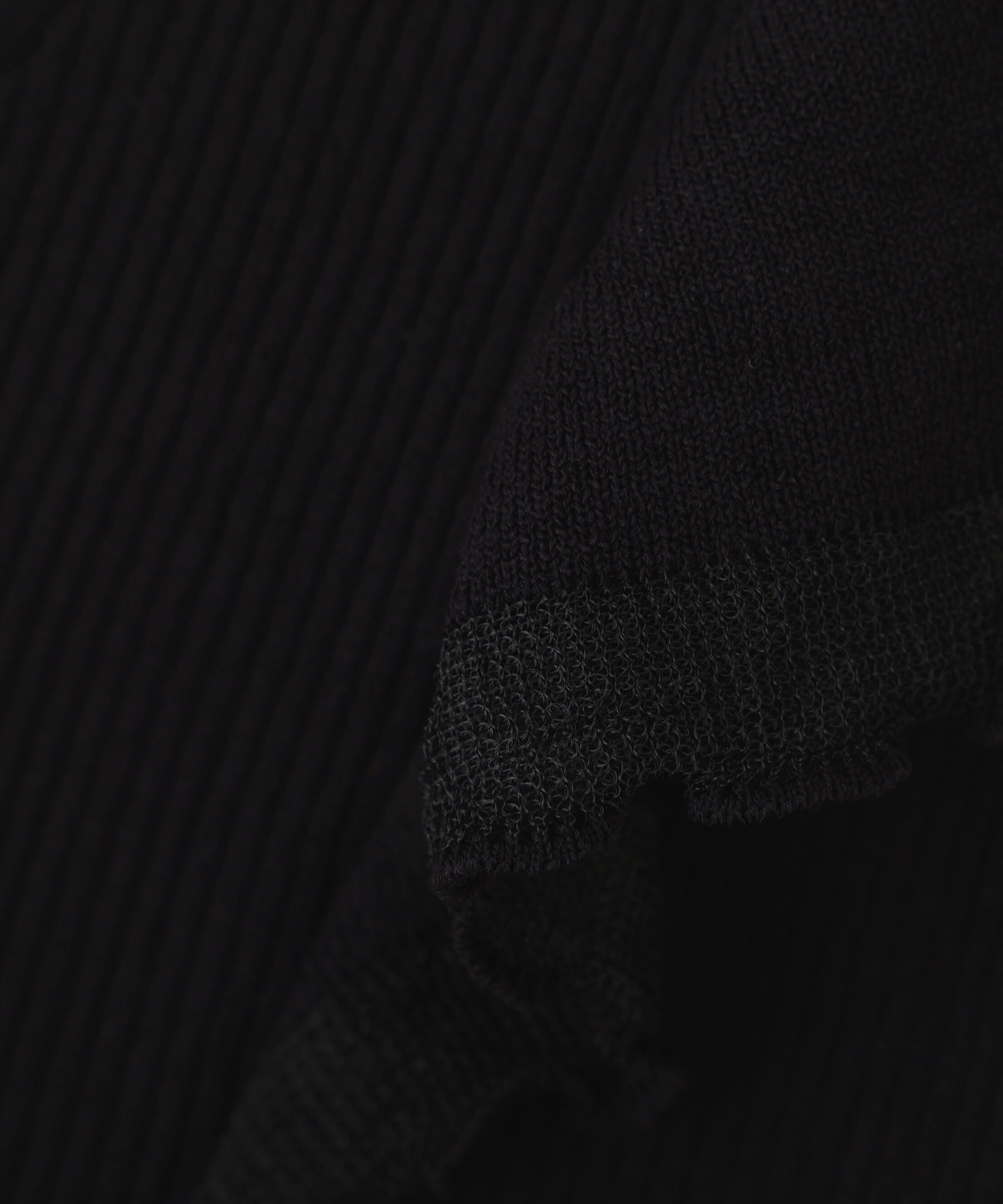 PROPORTION BODY DRESSING「部分シアーラッフルニット 26SS」|ニット・セーター|