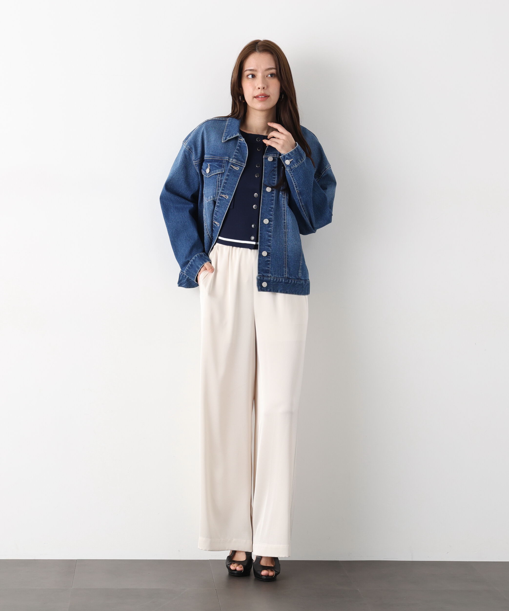  「サテンワイドパンツ」|その他|