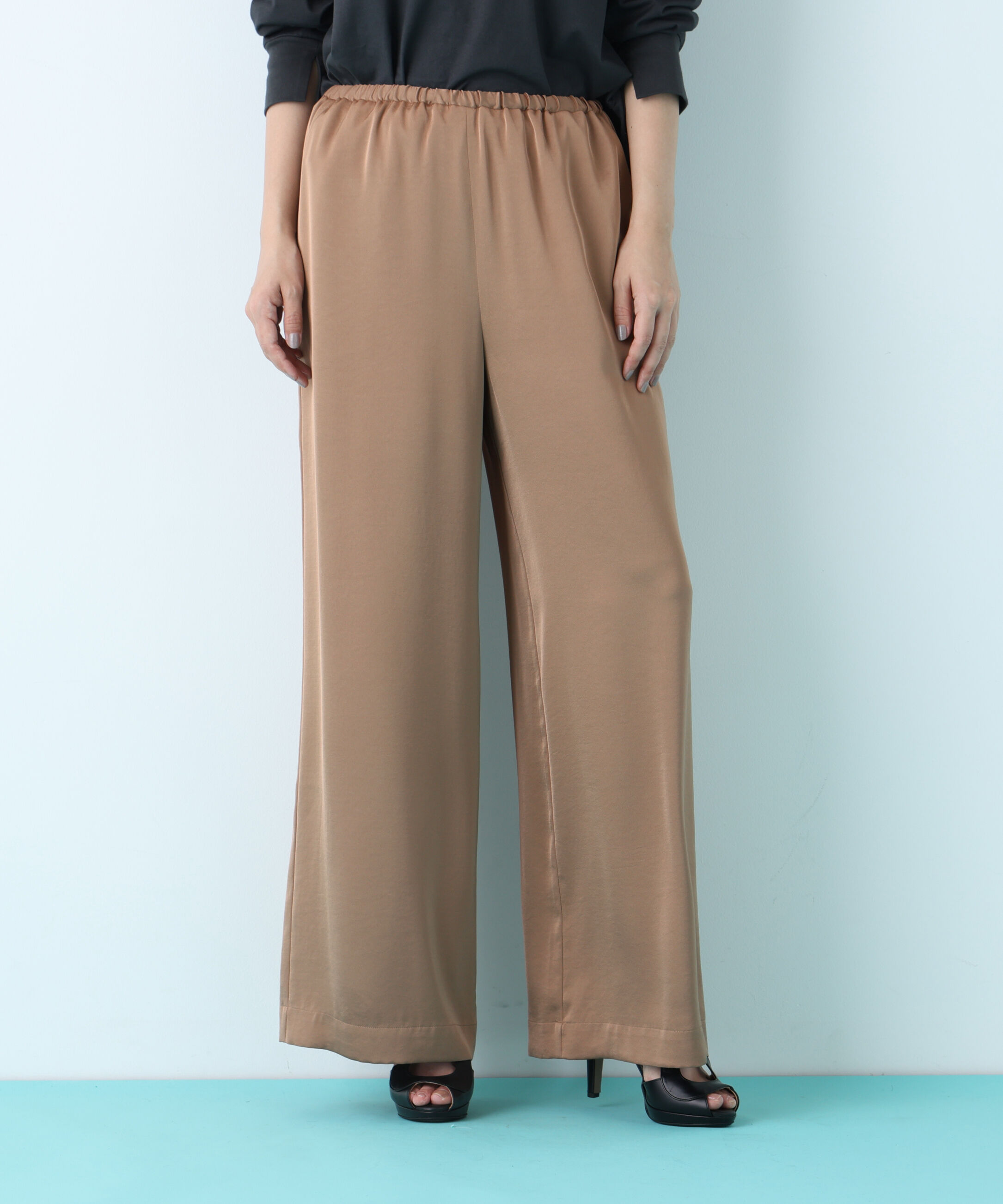  「サテンワイドパンツ」|その他|