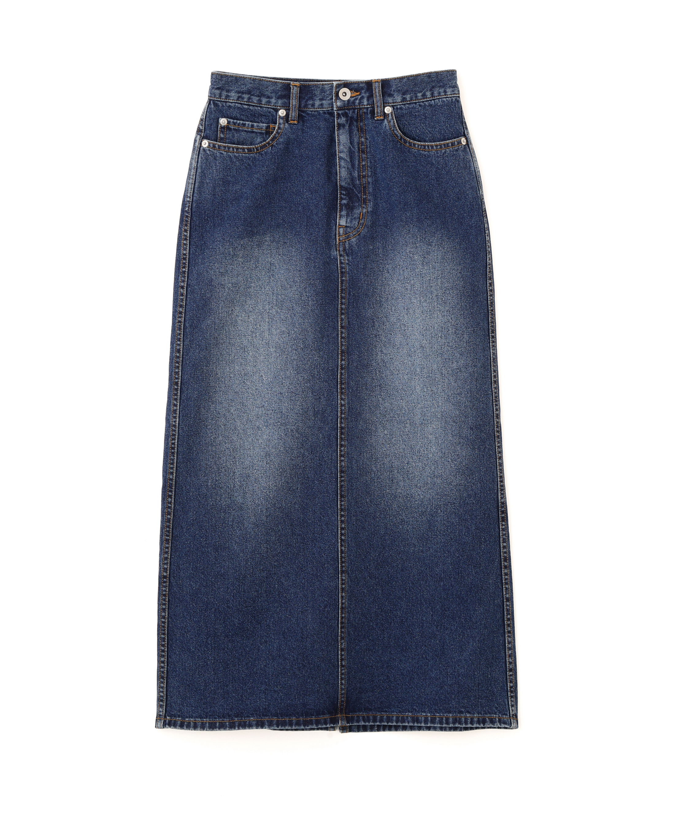  「［美香さん着用］デニムマキシＡラインスカート」|スカート|