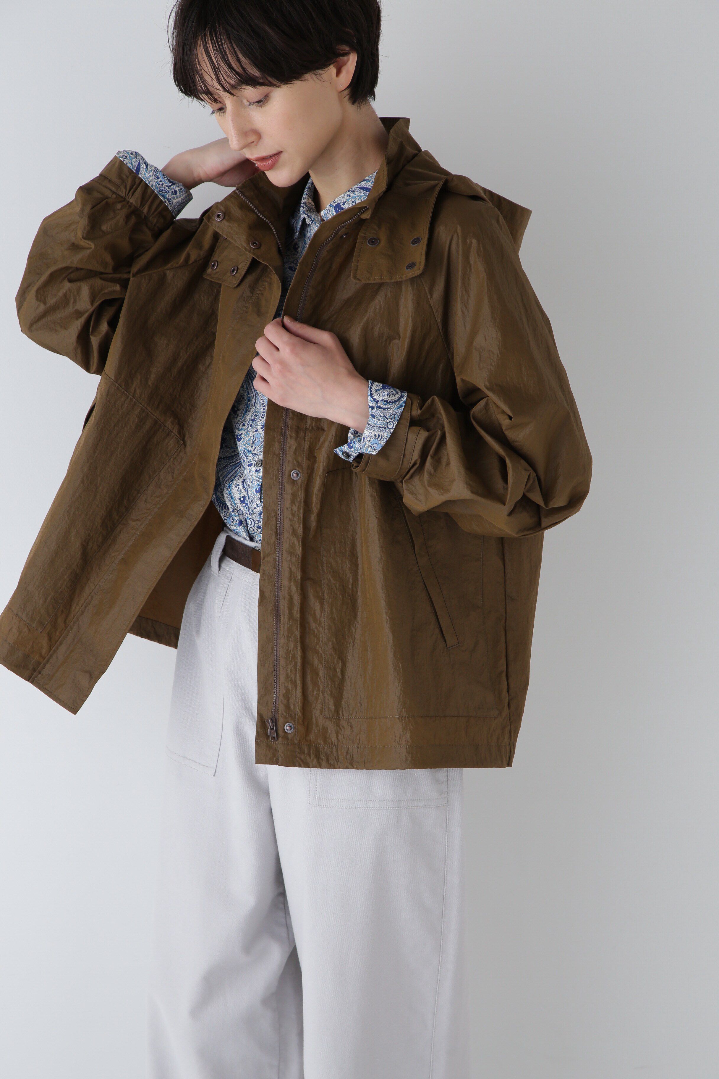  「◆ナイロンシャインサテンブルゾン」|ブルゾン・スタジャン|