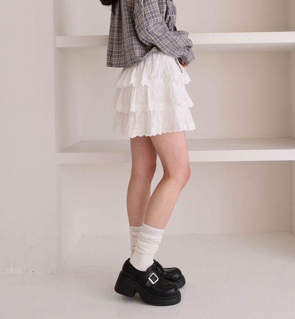archives「コットンレースフリルミニＳＫ」|スカート|