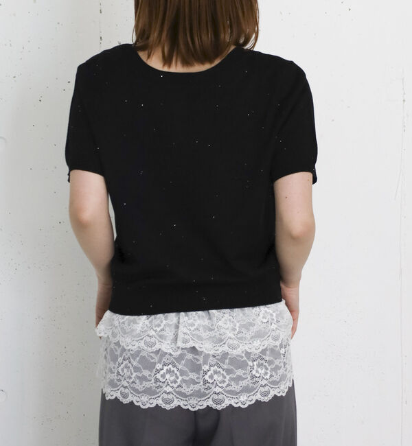 archives「金釦スパンコールニットカーディガン」|カーディガン|