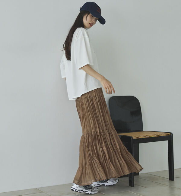 Doux archives「ワッシャーシアーティアードスカート」|スカート|