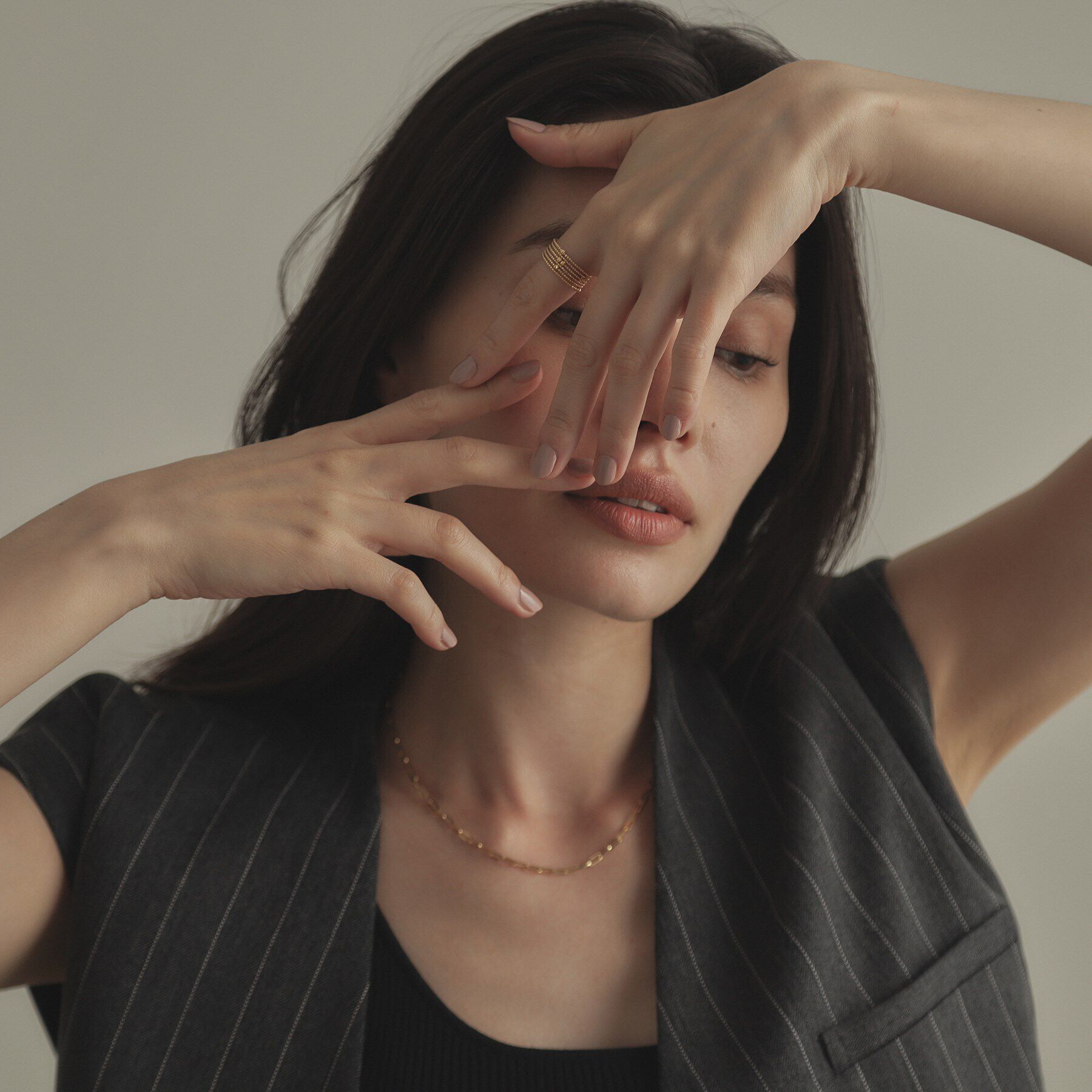 COCOSHNIK「K18ハニーカットボール形状記憶 リング大（15号、18号）」|リング|