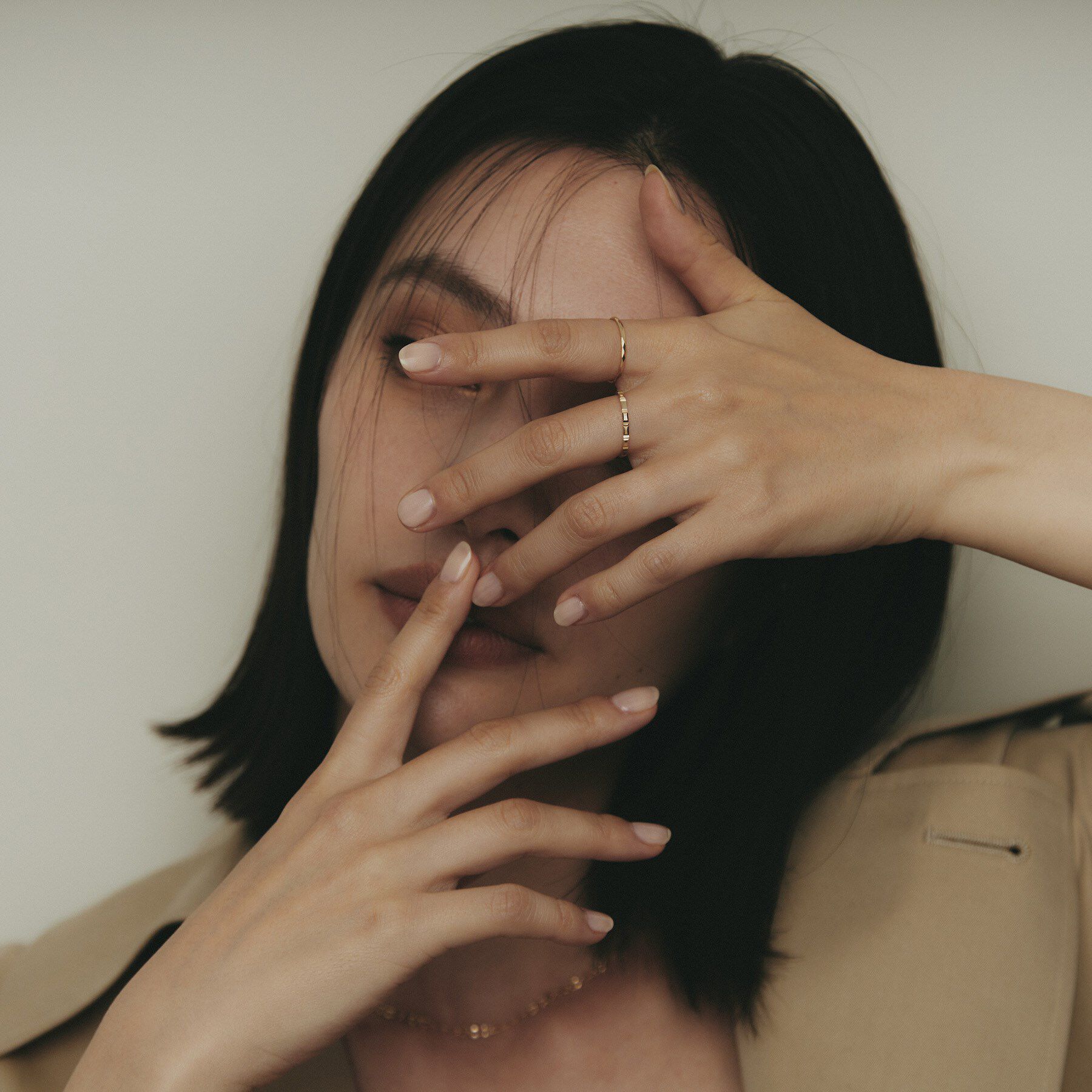 COCOSHNIK「K10ダイヤカット リング」|リング|