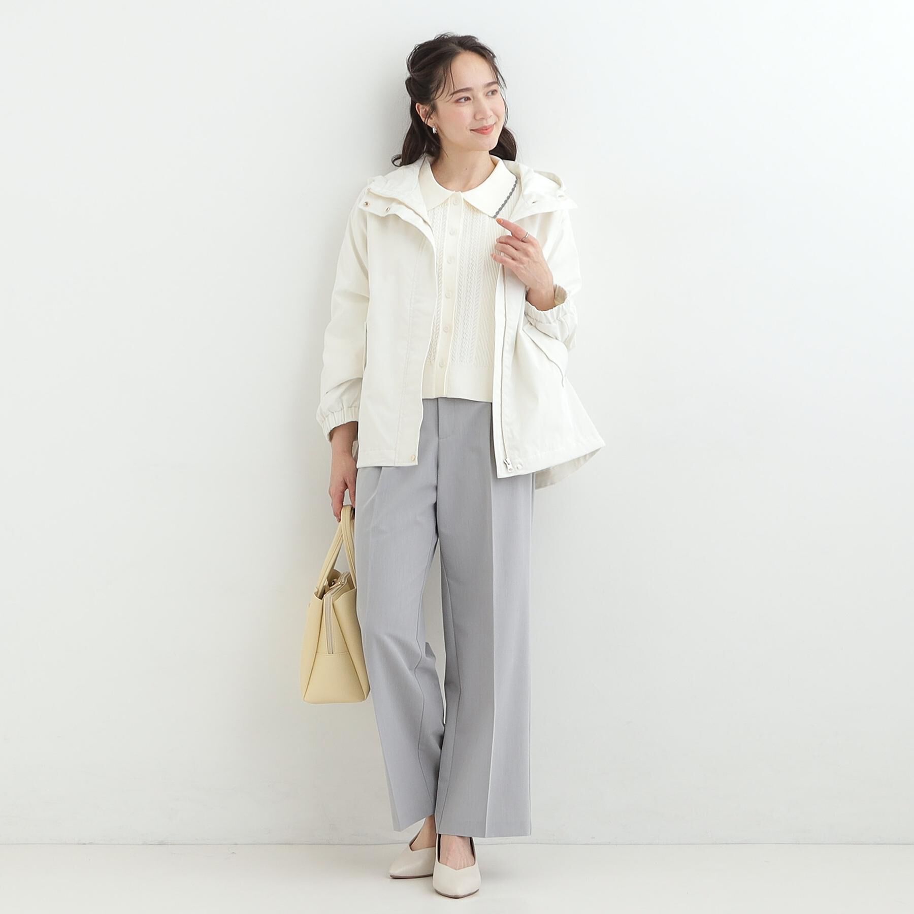 SHOO･LA･RUE「【洗濯機可/セットアップ可】サラっと軽やか ワイドストレートパンツ」|その他|