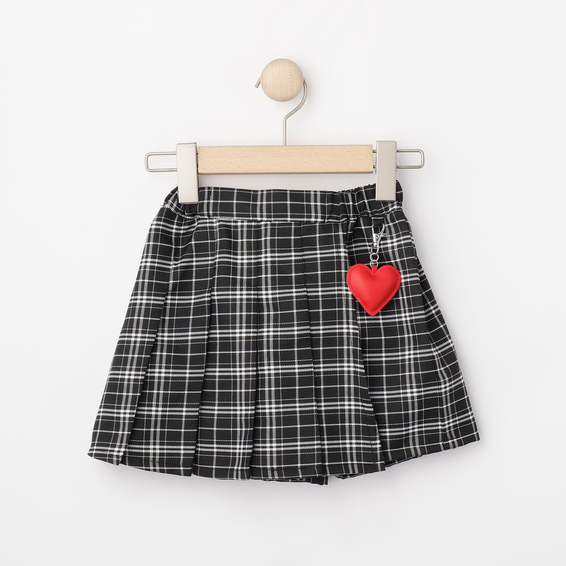 SHOO･LA･RUE「【100-150cm】チェックスカパン」|スカート|