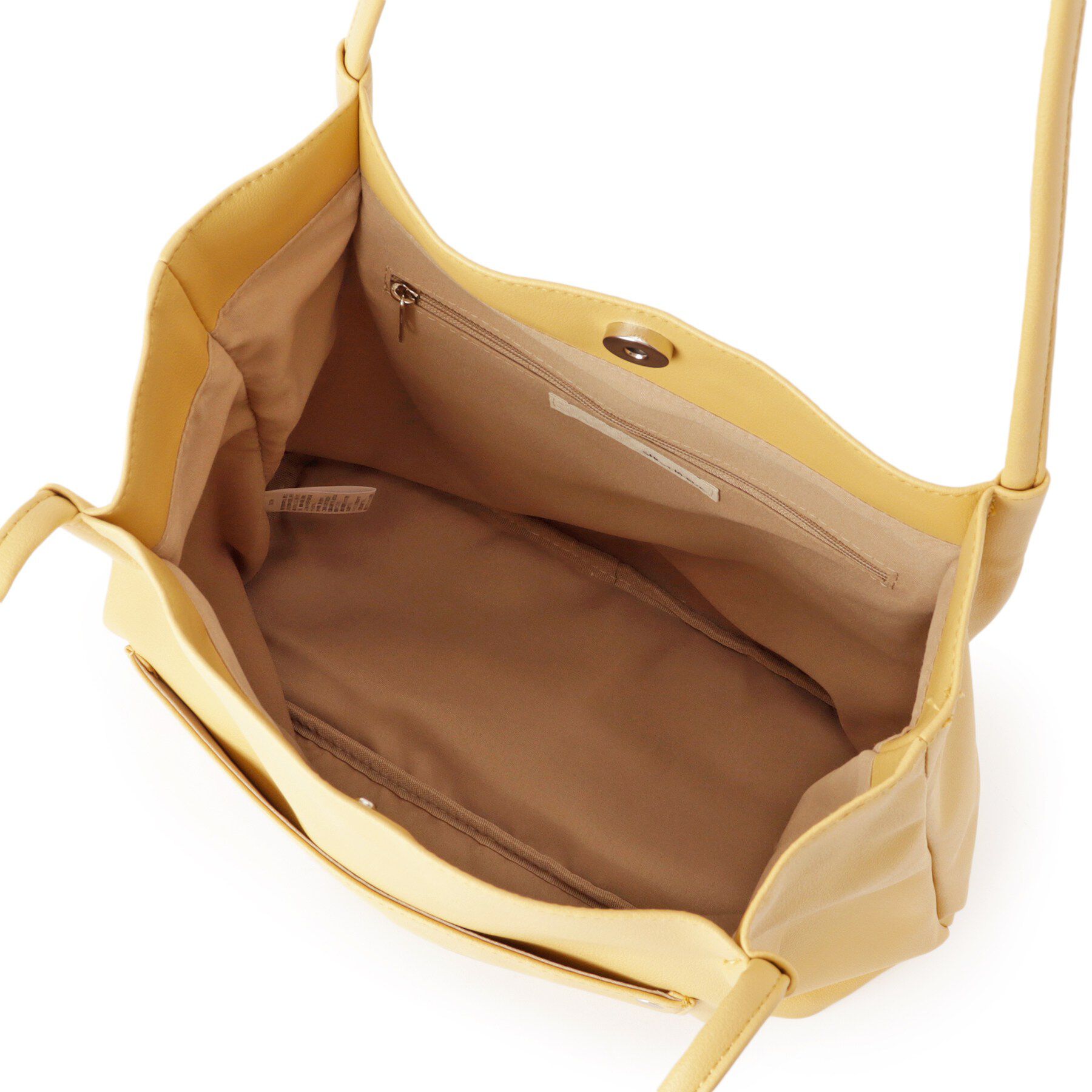 SHOO･LA･RUE「【A4/軽量】多ポケットでらくらく収納 つまみハンドルトートバッグ」|トートバッグ|