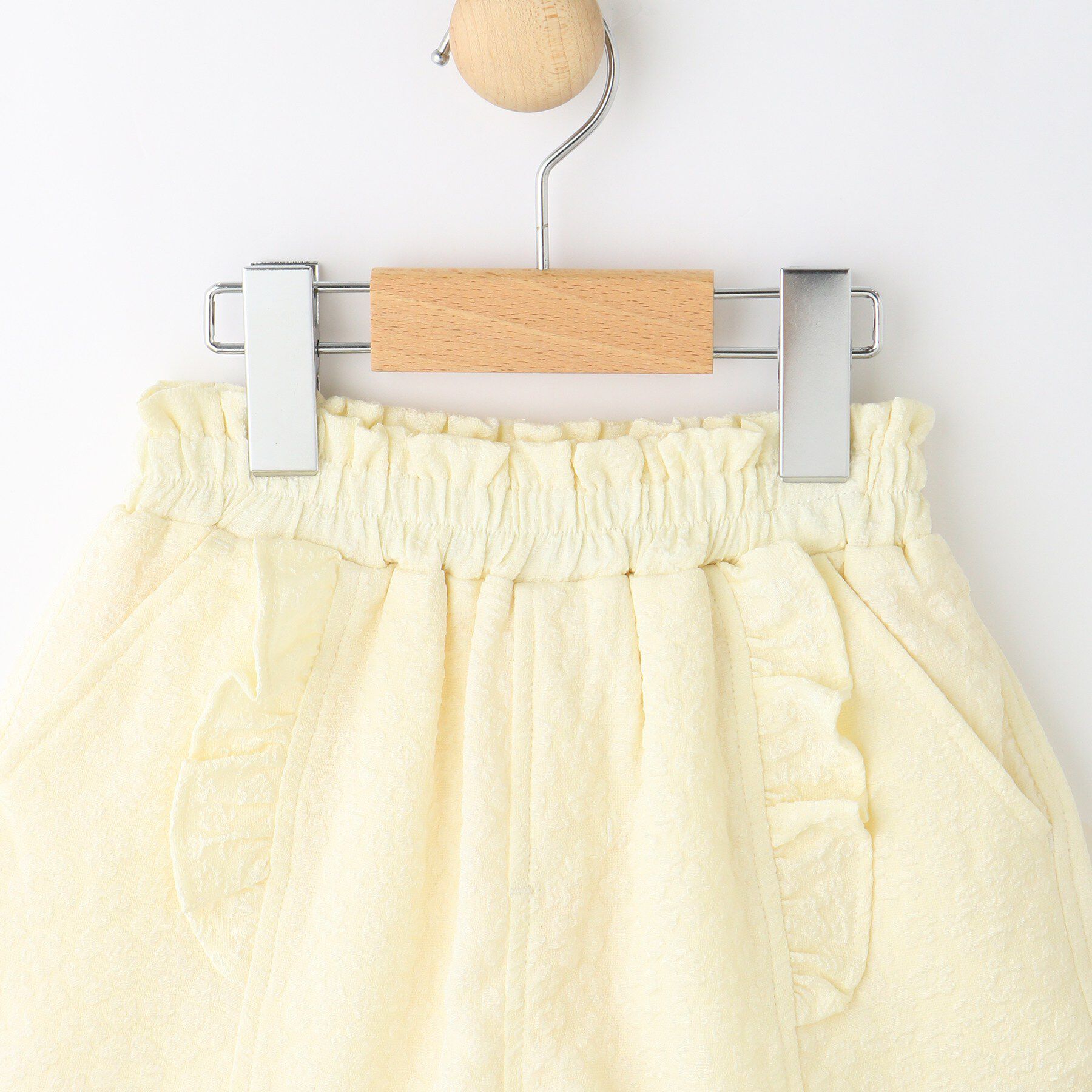 SHOO･LA･RUE「【100-140cm】花柄フリルショートパンツ」|キュロット|