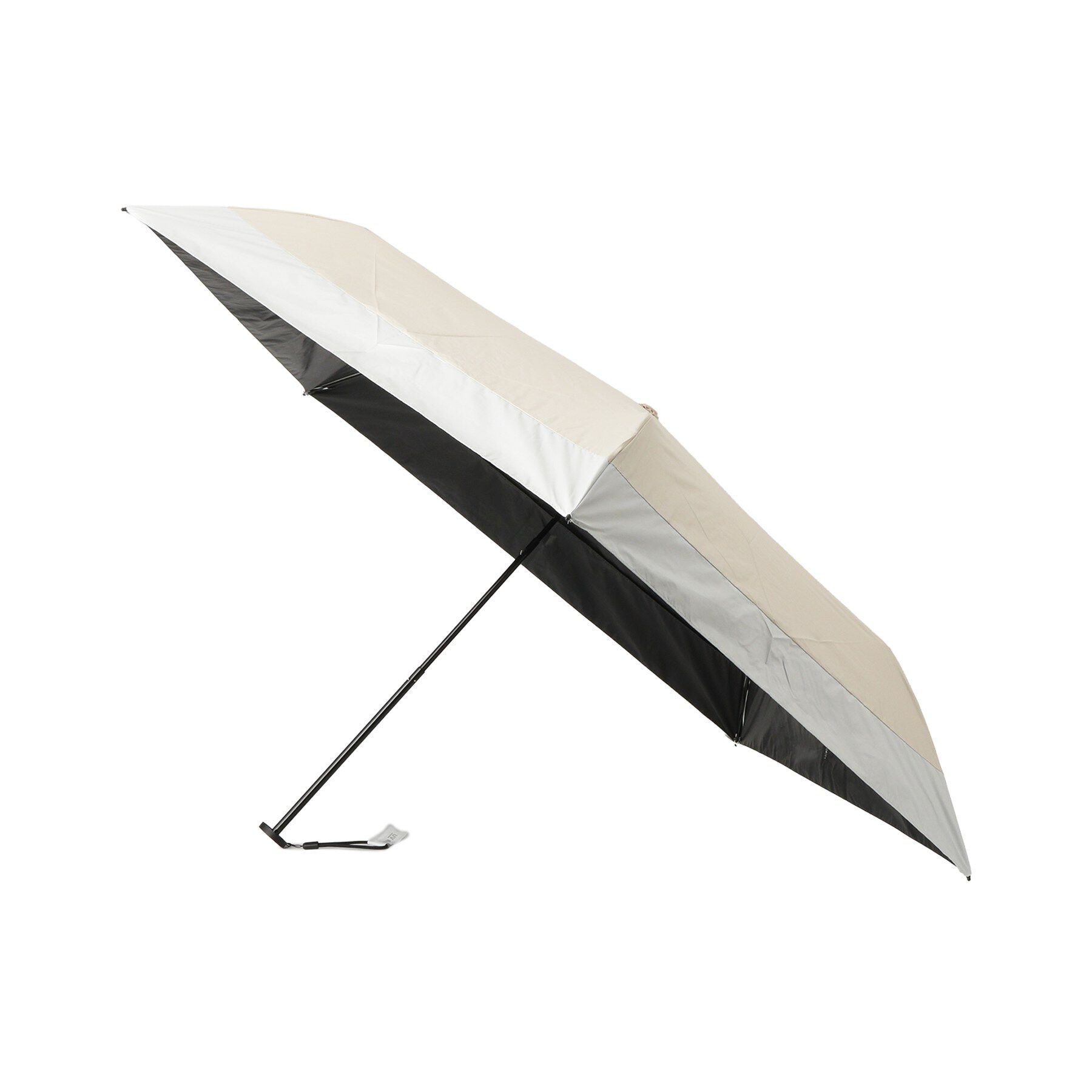 SHOO･LA･RUE「【晴雨兼用】PUスーパーライトバイカラー【because】」|傘|ベージュ(552)