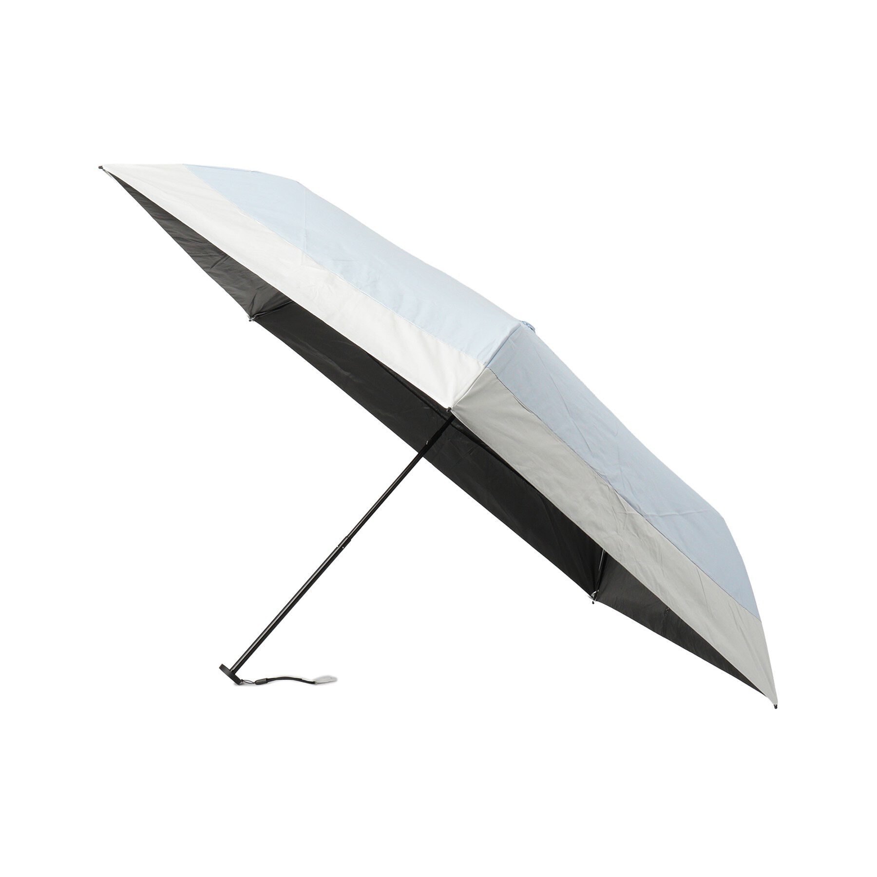 SHOO･LA･RUE「【晴雨兼用】PUスーパーライトバイカラー【because】」|傘|ブルー(591)