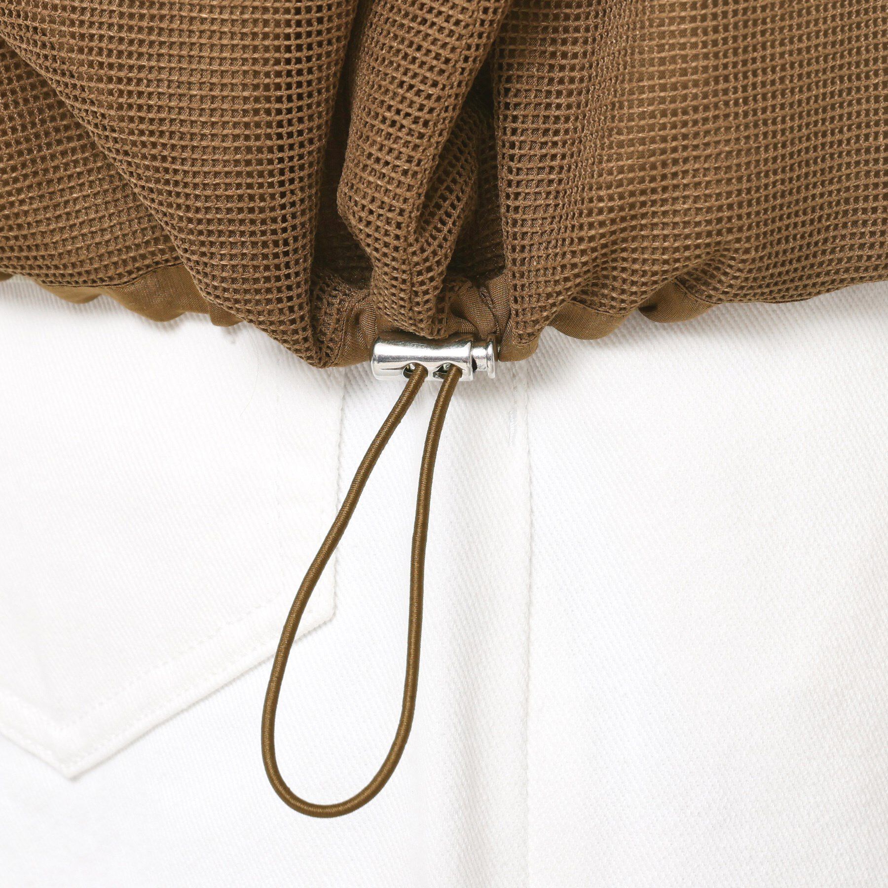 Dessin「【洗える】メッシュシアージャケット」|ブルゾン・スタジャン|