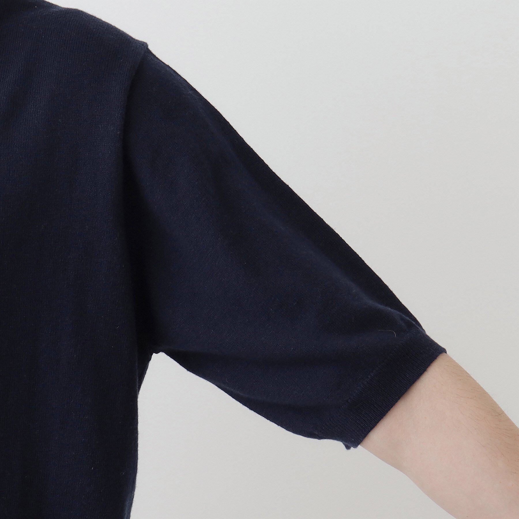 Dessin「【洗える】襟付き半袖ニット」|ニット・セーター|