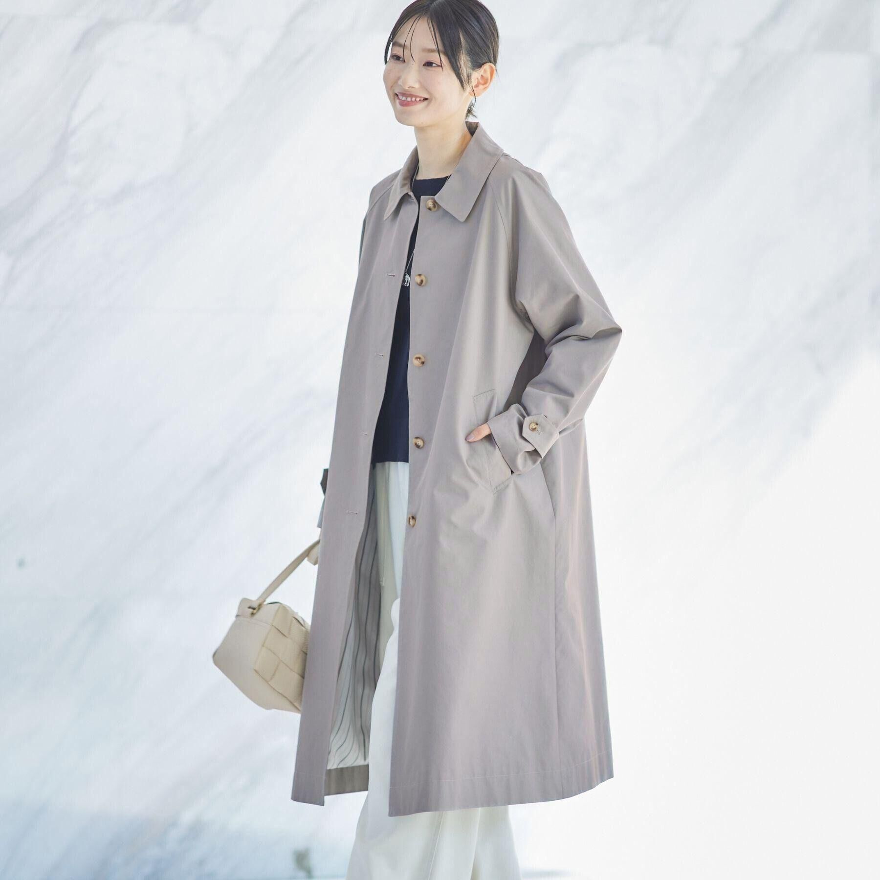 Dessin「シャンブレースプリングコート」|ステンカラーコート|