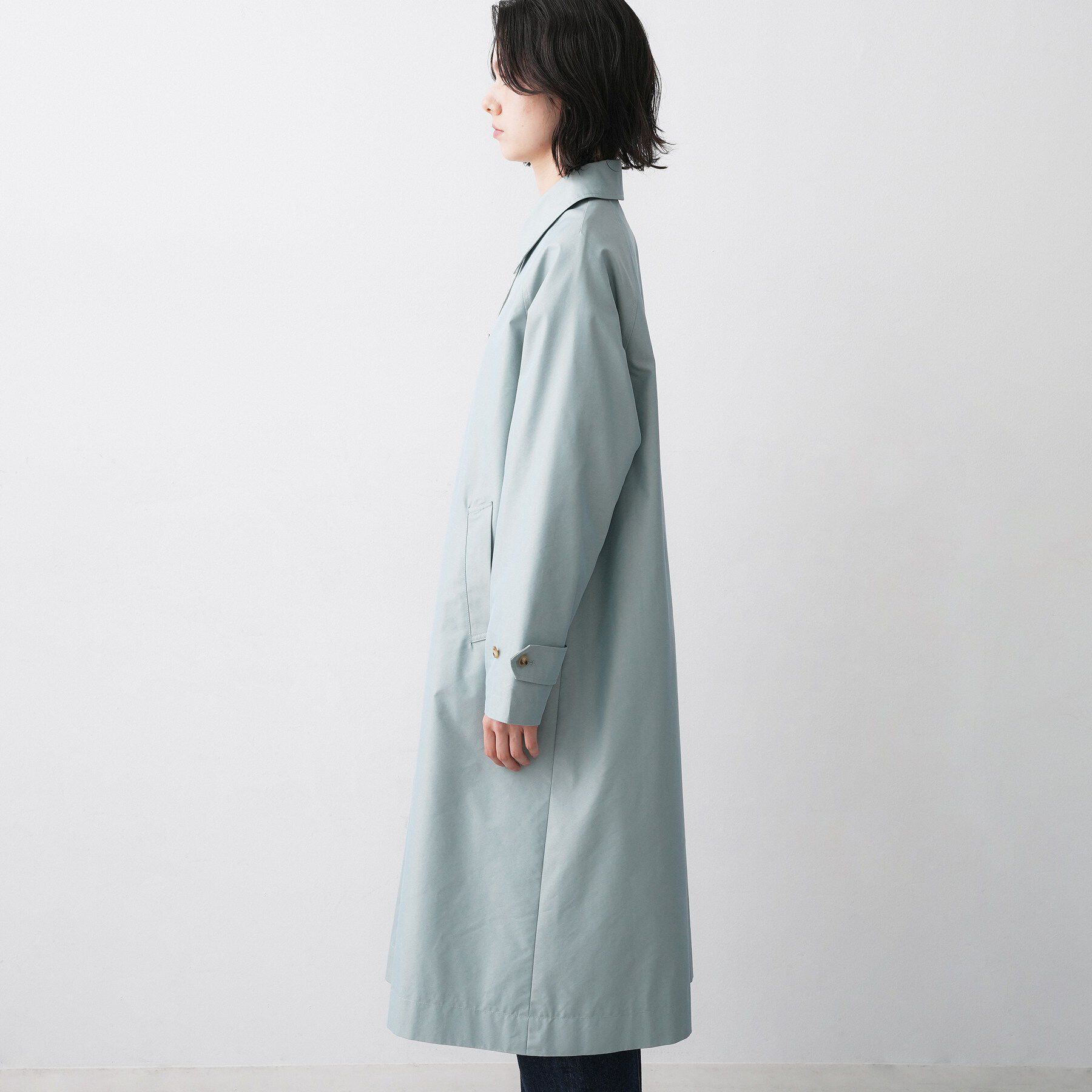 Dessin「シャンブレースプリングコート」|ステンカラーコート|