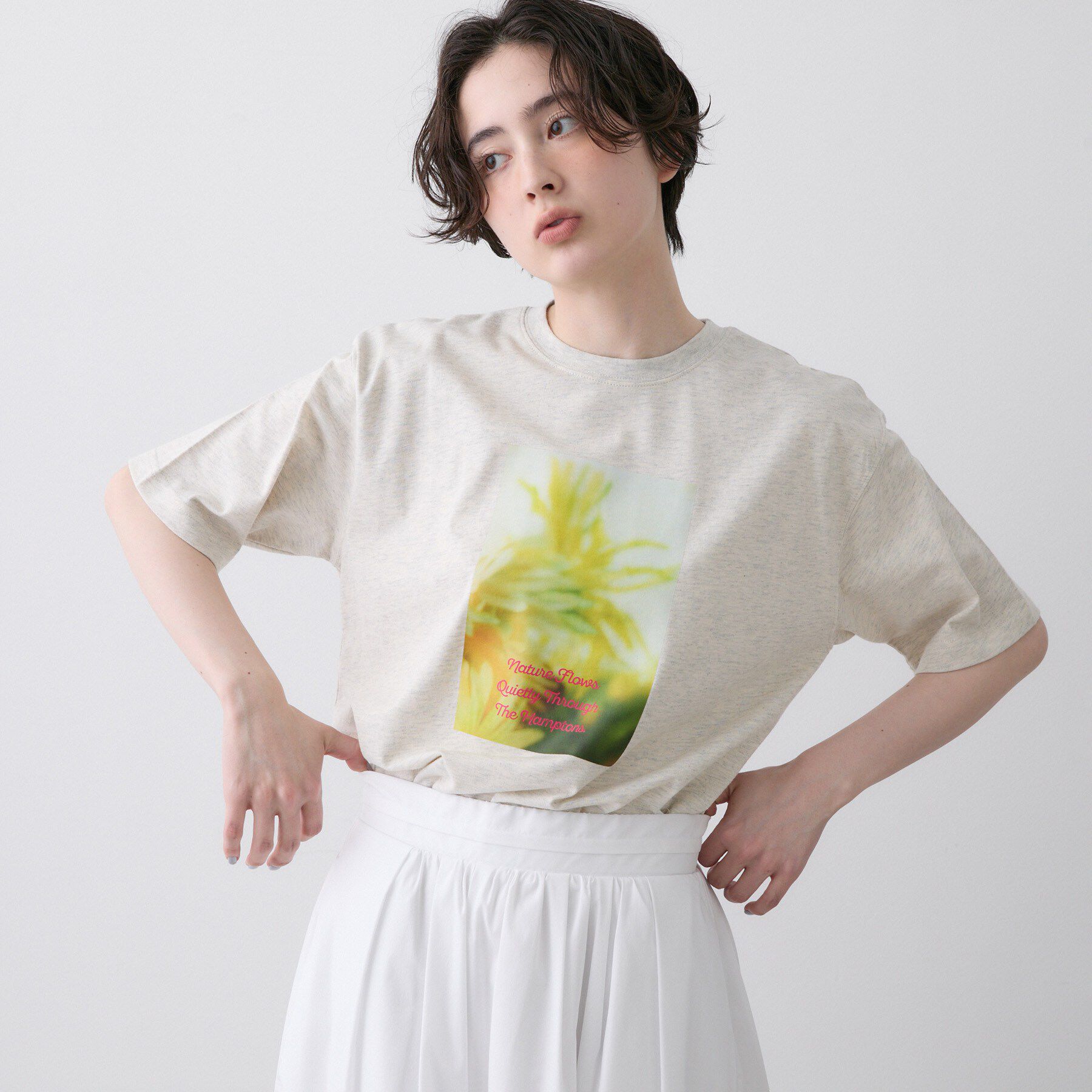 Dessin「【洗える】オーガニック天竺フォトTシャツ」|Tシャツ・カットソー|