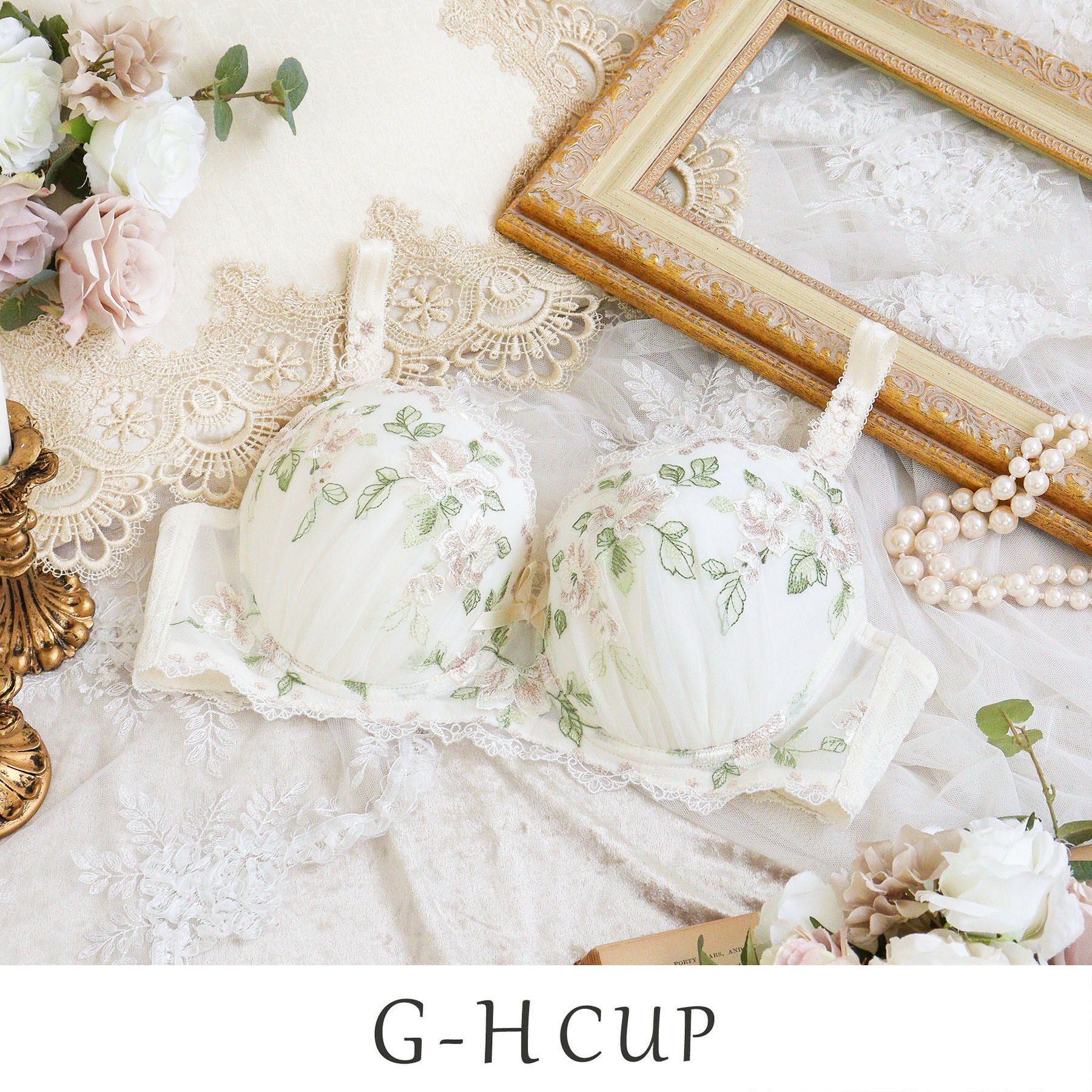 Risa Magli「マルレーン ブラジャー (G-H) ＜S Make Type＞」|インナー|クリーム(054)