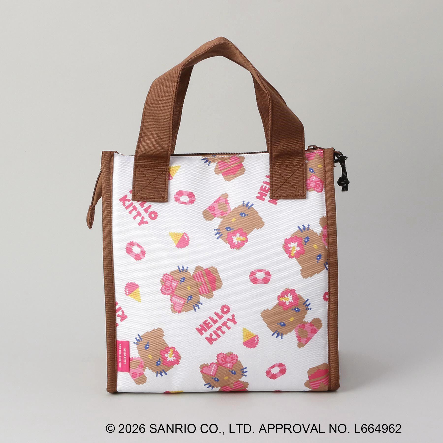 212 KITCHEN STORE「日焼けハローキティ DOT三角マチ保冷バッグ WH」|その他|