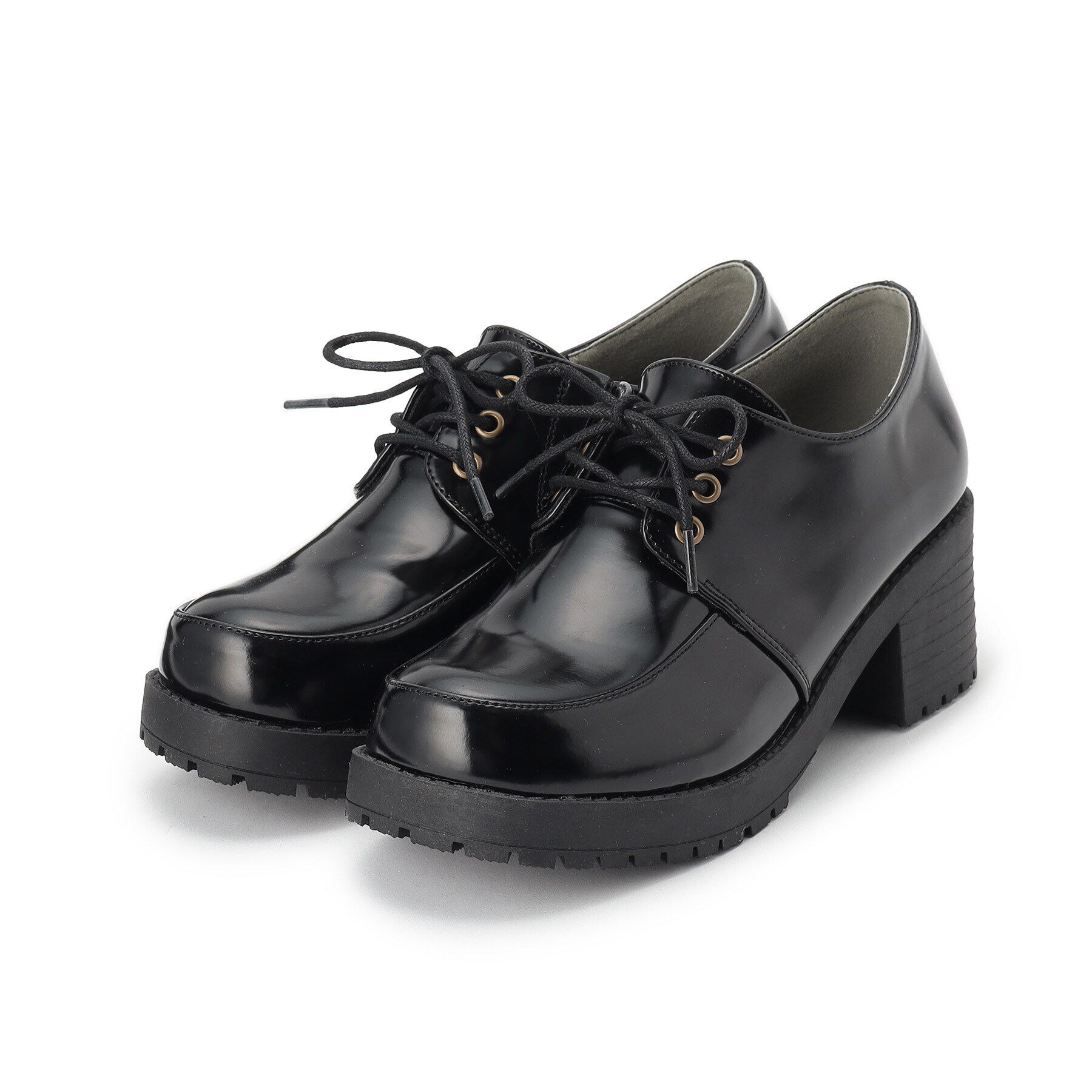 csT&P「レースアップマニッシュシューズ」|パンプス|ブラック(019)