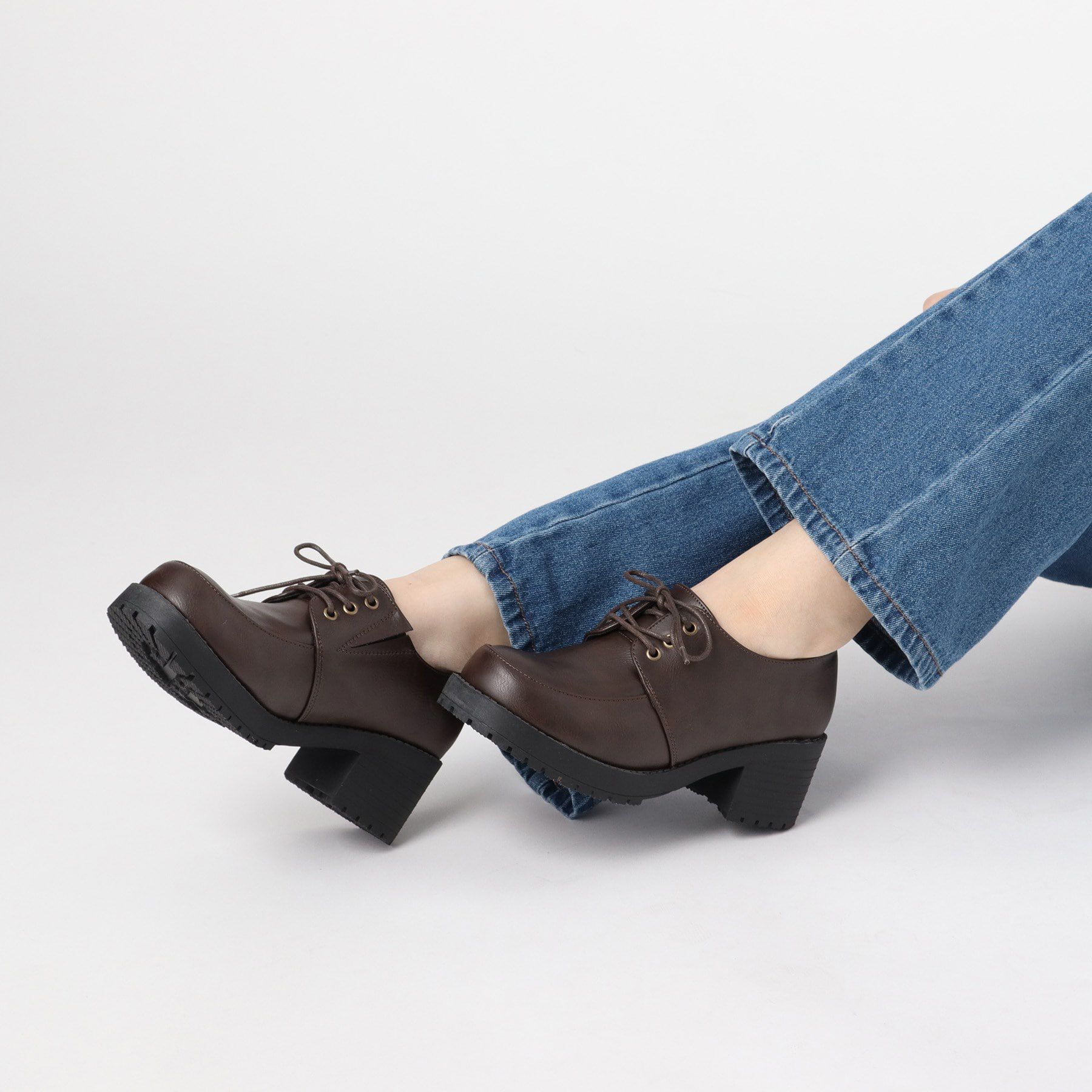 csT&P「レースアップマニッシュシューズ」|パンプス|