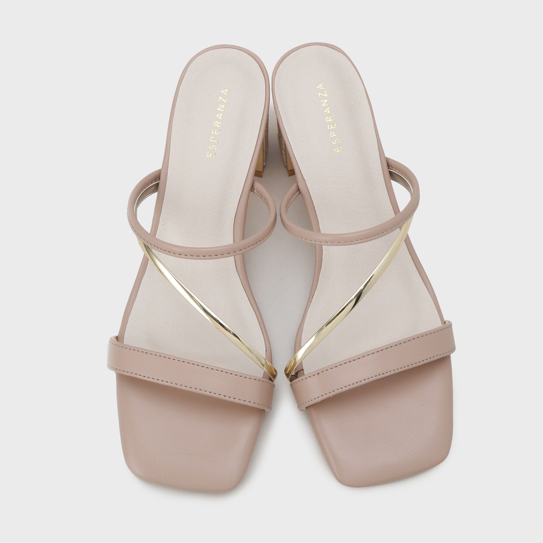 ESPERANZA「ゴールドラインミュールサンダル」|サンダル|