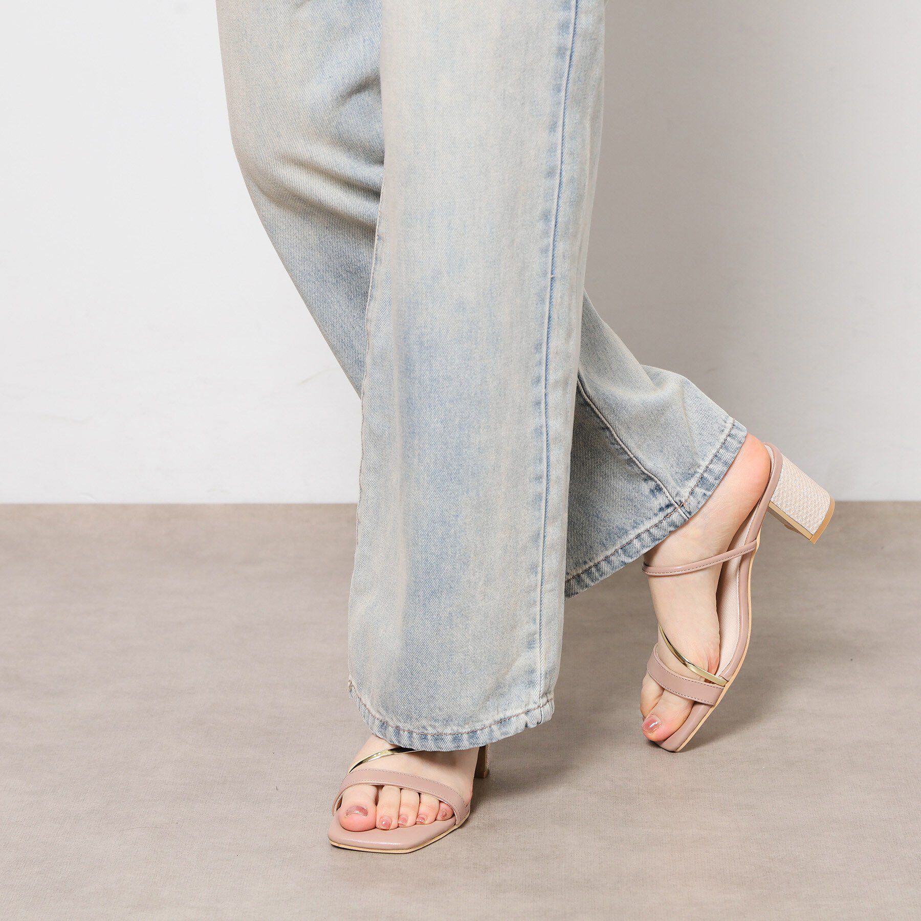 ESPERANZA「ゴールドラインミュールサンダル」|サンダル|