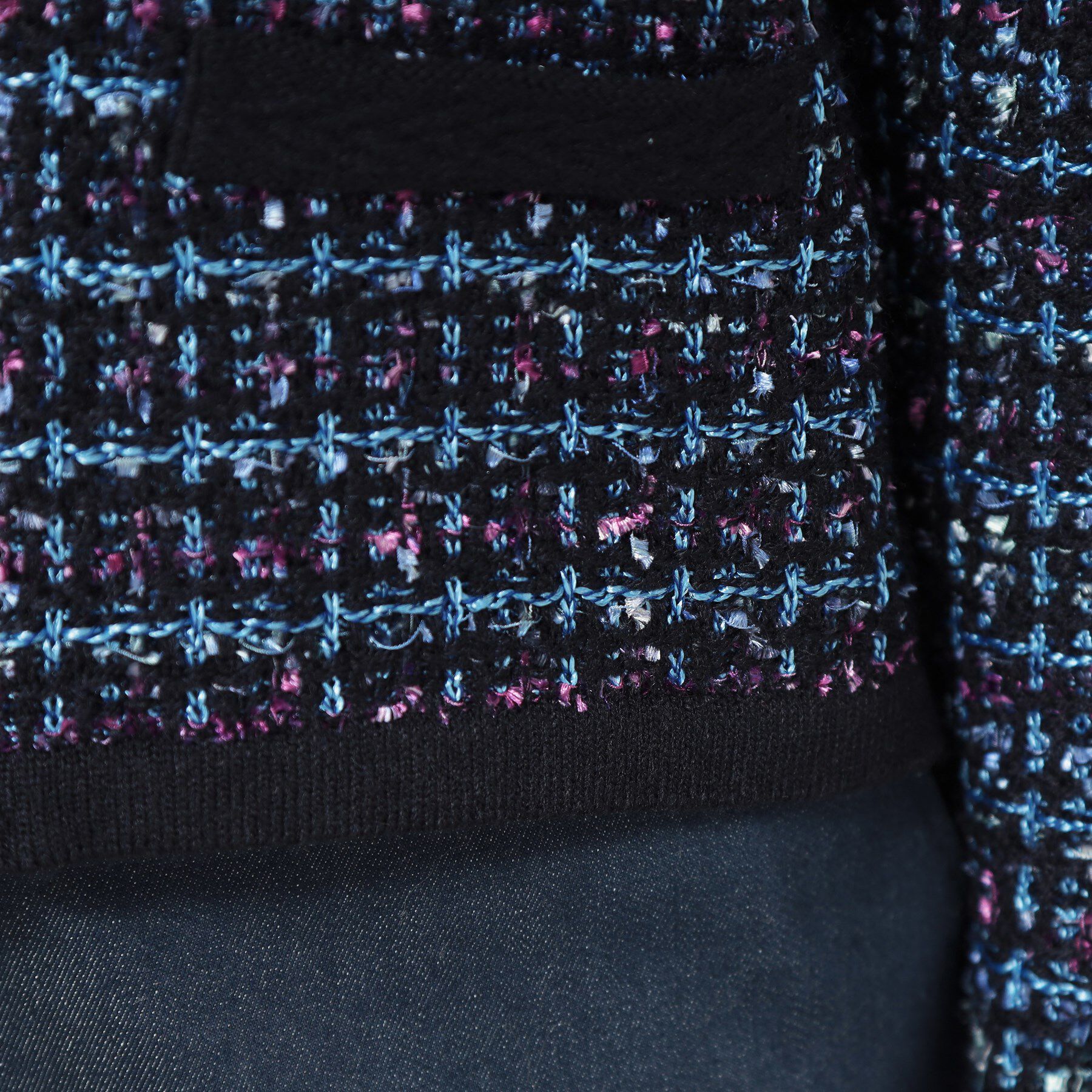 SunaUna「【配色／ミックス】ツイードカーディガン」|カーディガン|