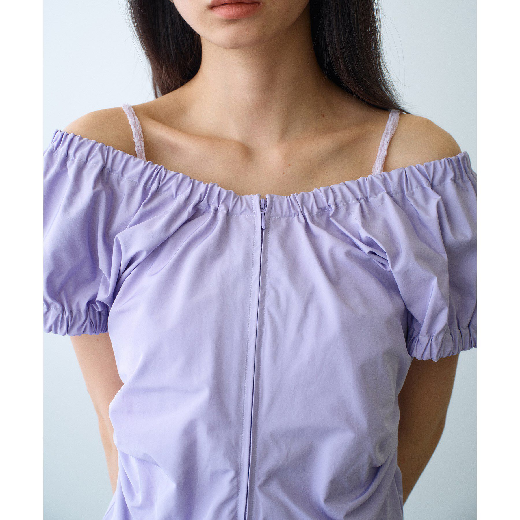 CODE A「sporty gathered blouse」|シャツ・ブラウス|