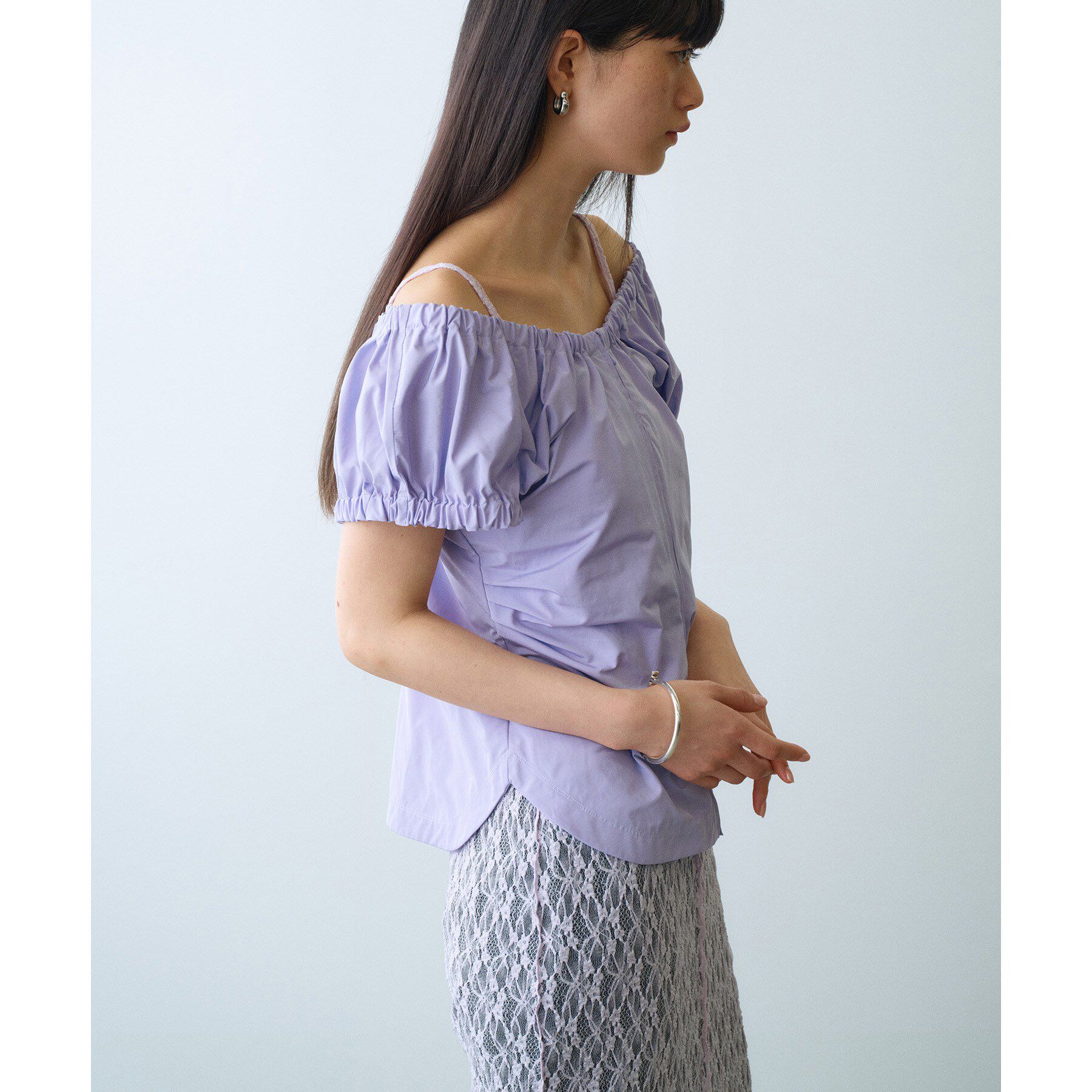 CODE A「sporty gathered blouse」|シャツ・ブラウス|