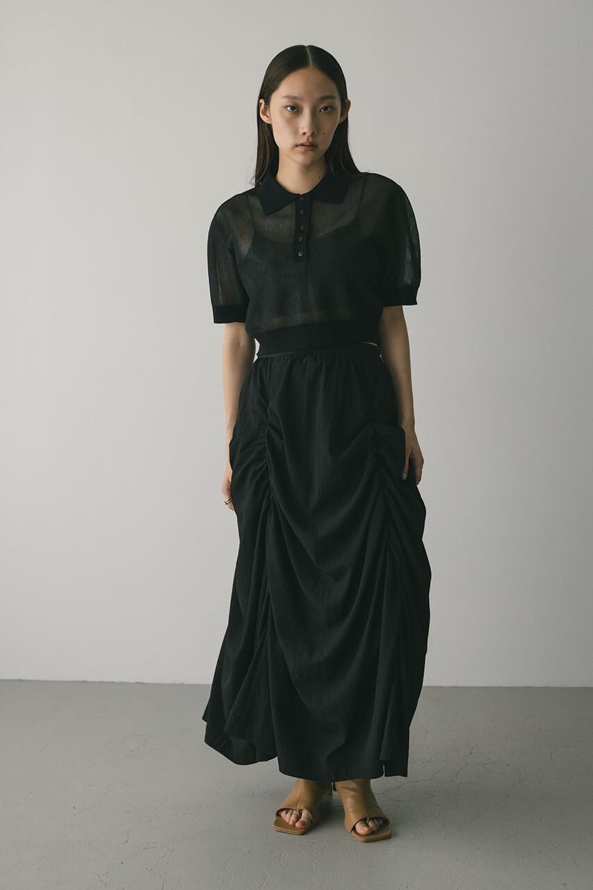 STYLEMIXER「シアーフォルムポロニット」|ニット・セーター|