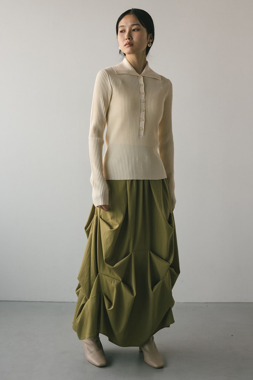 STYLEMIXER「デザインカラーニットポロ」|ニット・セーター|